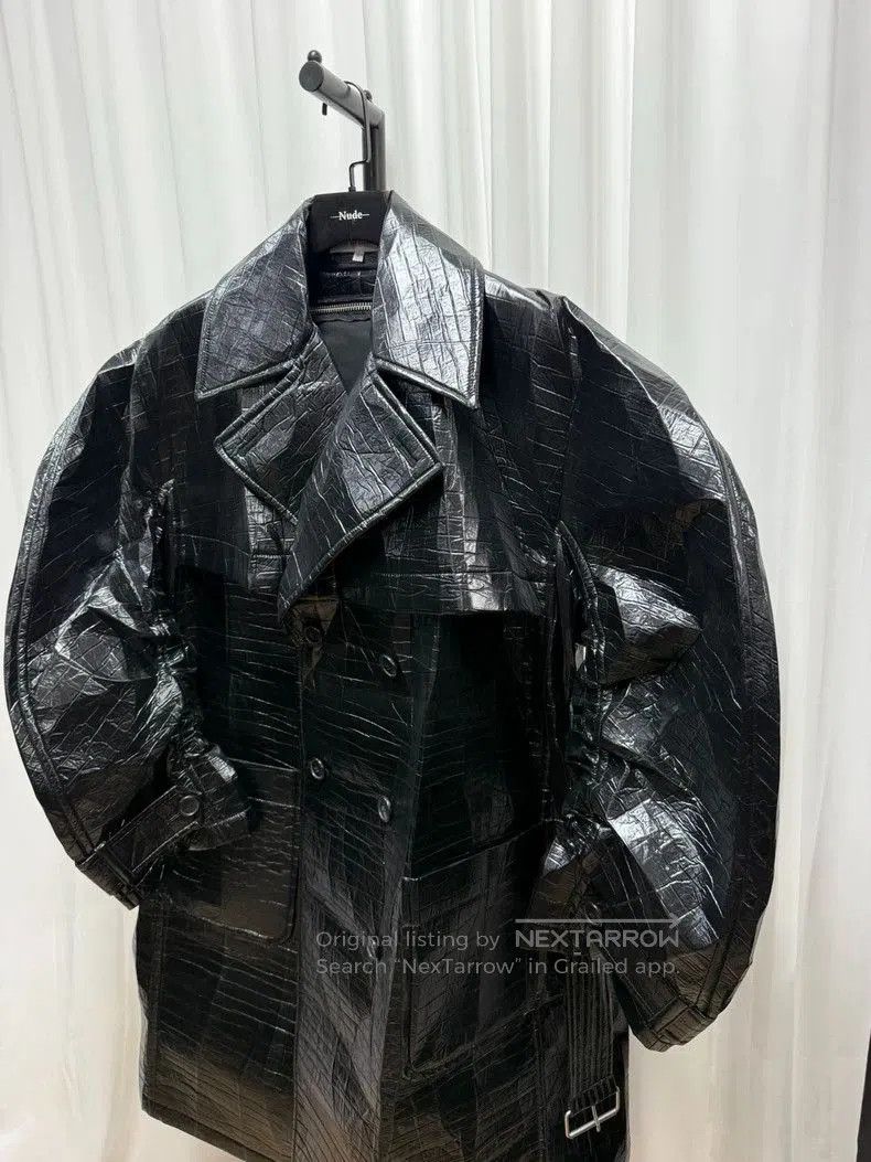 Walter Van Beirendonck Walter Van Beirendonck Oversized Black Raincoat. Size US L / EU 52-54 / 3 - 2 Thumbnail
