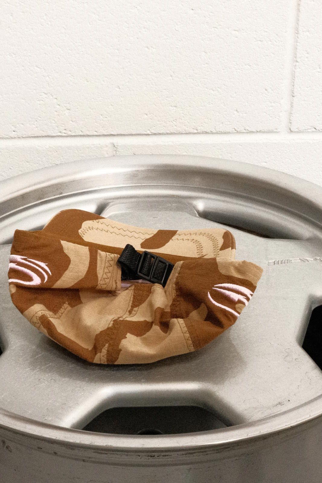 Other PAMWorld Brown Camo 5-Panel Hat with Pink Logo Size ONE SIZE - 2 Thumbnail