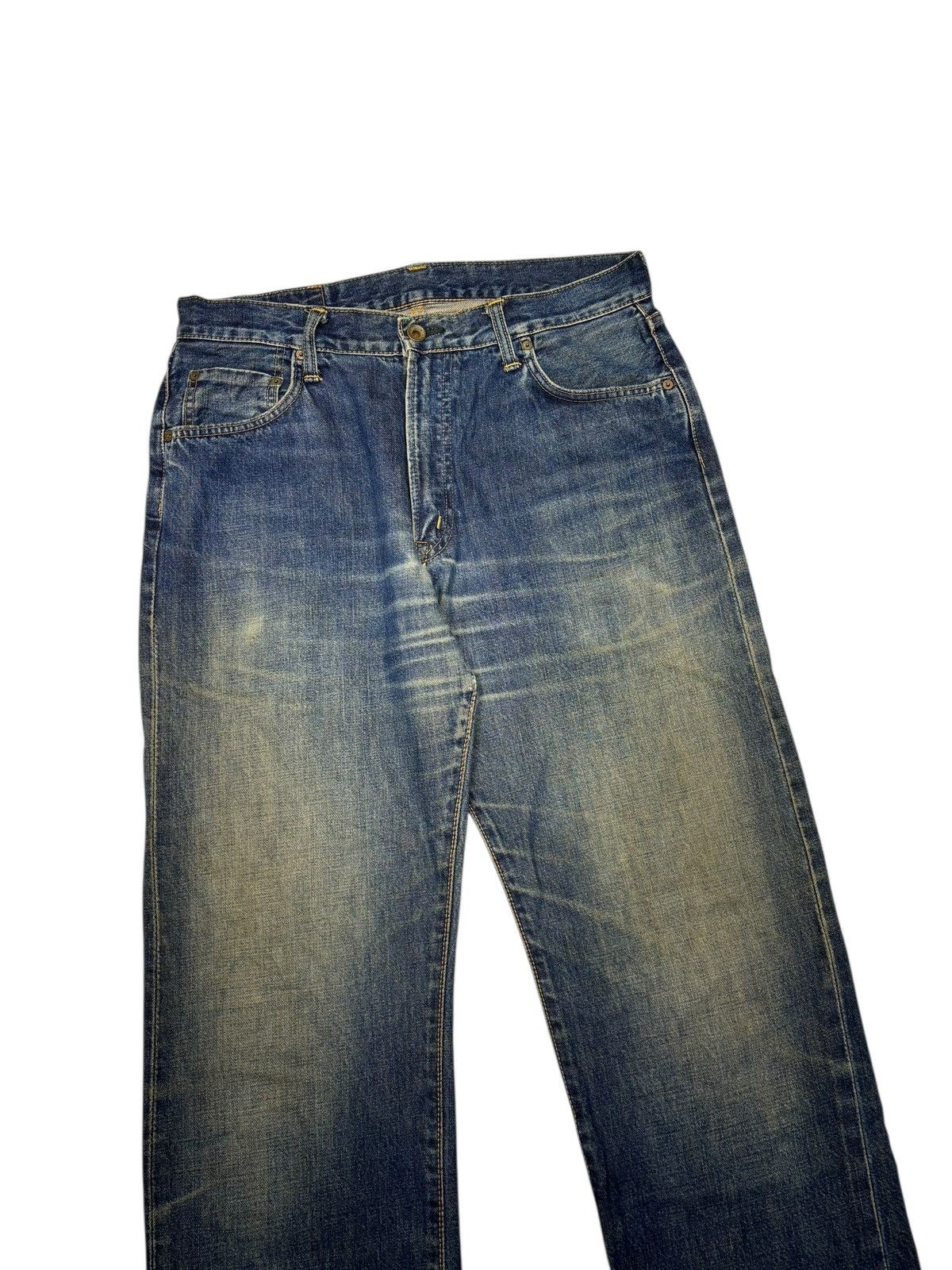 Kapital 🔥EDWIN 505xx SELVEDGE BAGGY JEANS MUD WASH DISTRESSED DENIM Size US 34 / EU 50 - 3 Thumbnail