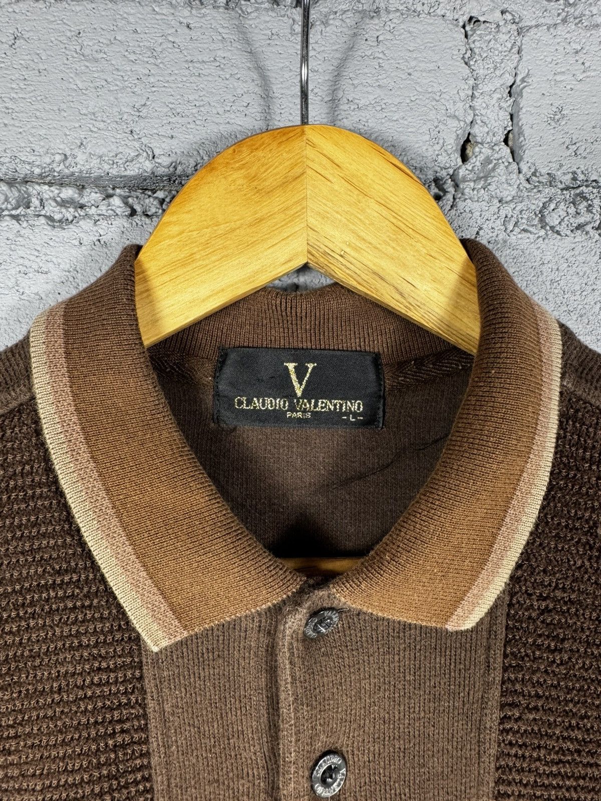 Gianni Valentino Gianni Valentino Collar Button Single Pocket Sweatshirt Size US L / EU 52-54 / 3 - 5 Thumbnail
