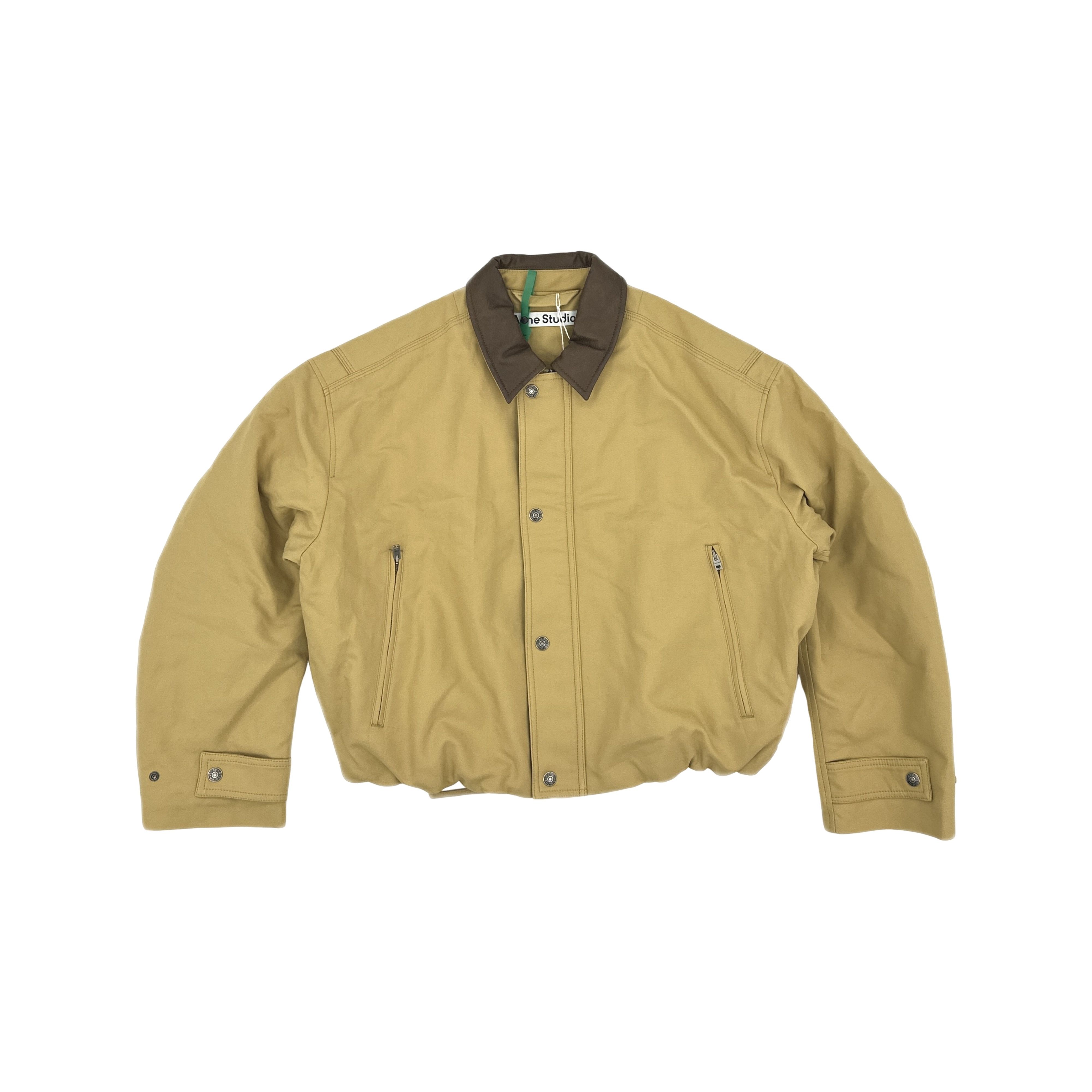 Acne Studios Acne Studios Leather Trim Barn Jacket 46 Size US S / EU 44-46 / 1 - 1 Thumbnail