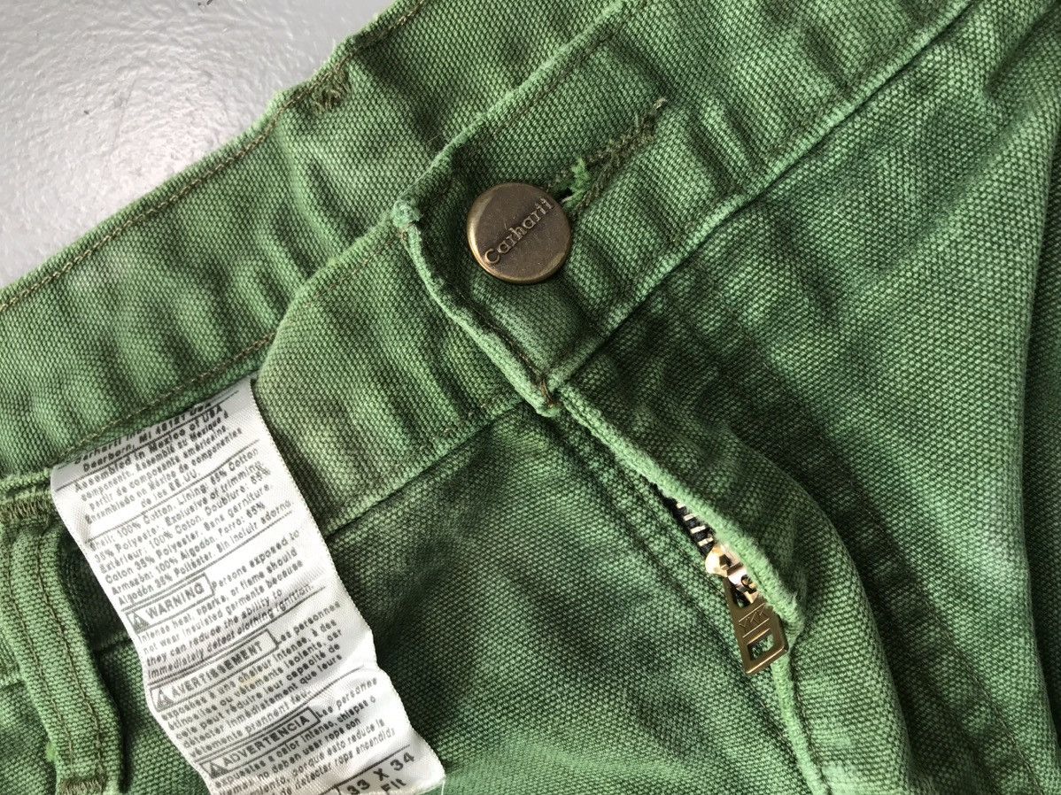 Carhartt × Vintage Vintage Carhartt B111 MOS blanket line carpenter denim Size US 33 - 5 Thumbnail