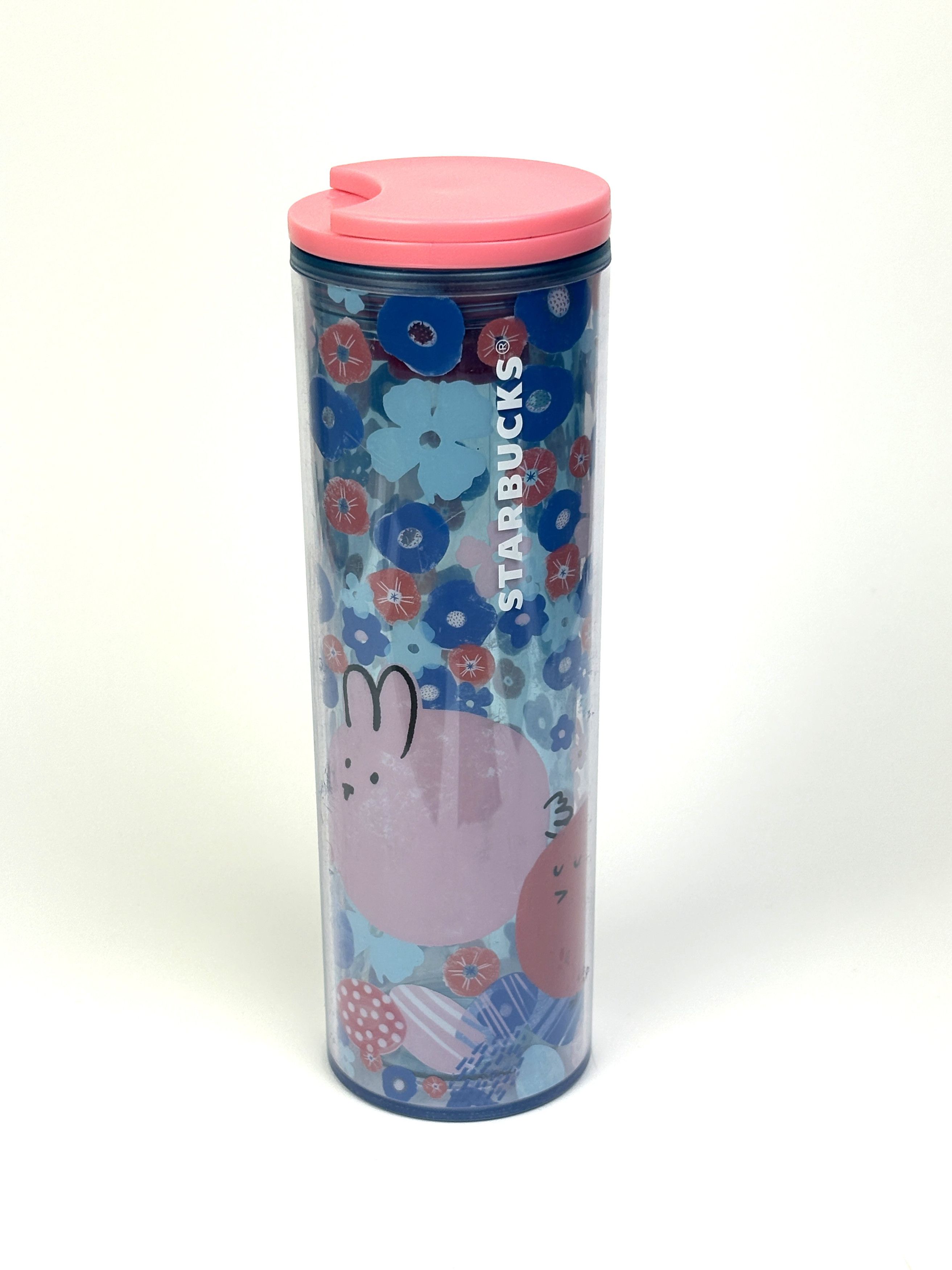 Other Starbucks 2020 Easter Floral Rabbit Clear Tumbler 16oz Size ONE SIZE - 1 Thumbnail