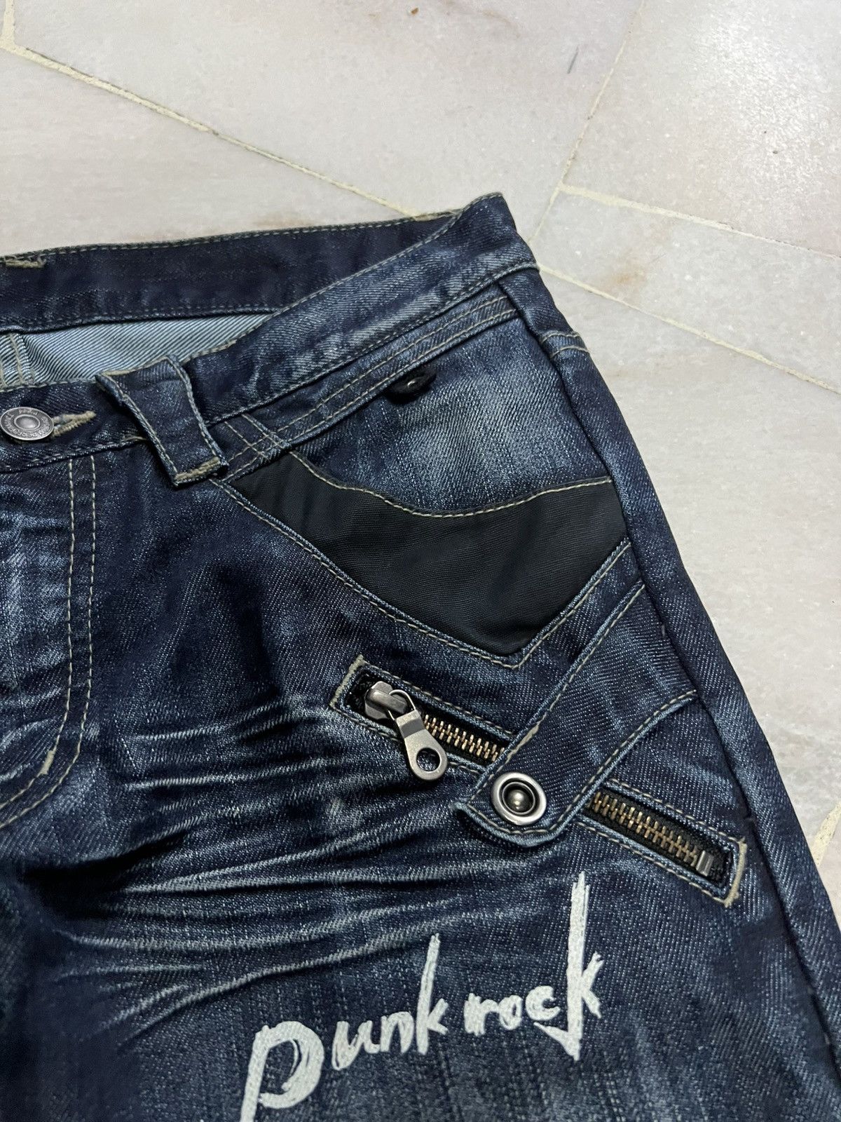 PPFM 💥Insane Pocket PPFM Punk Foever & Destruction Baby Jean Size US 31 - 10 Thumbnail