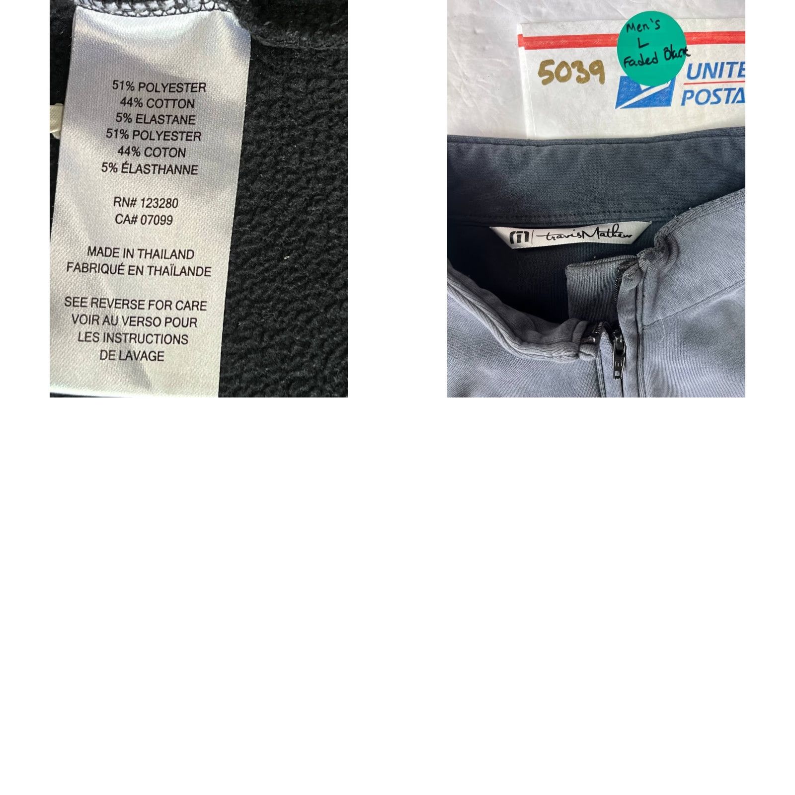 TravisMathew Travis Mathew Jacket Men Large Full Zip Pockets Stretch Stained Sweatshirt Size US L / EU 52-54 / 3 - 9 Thumbnail