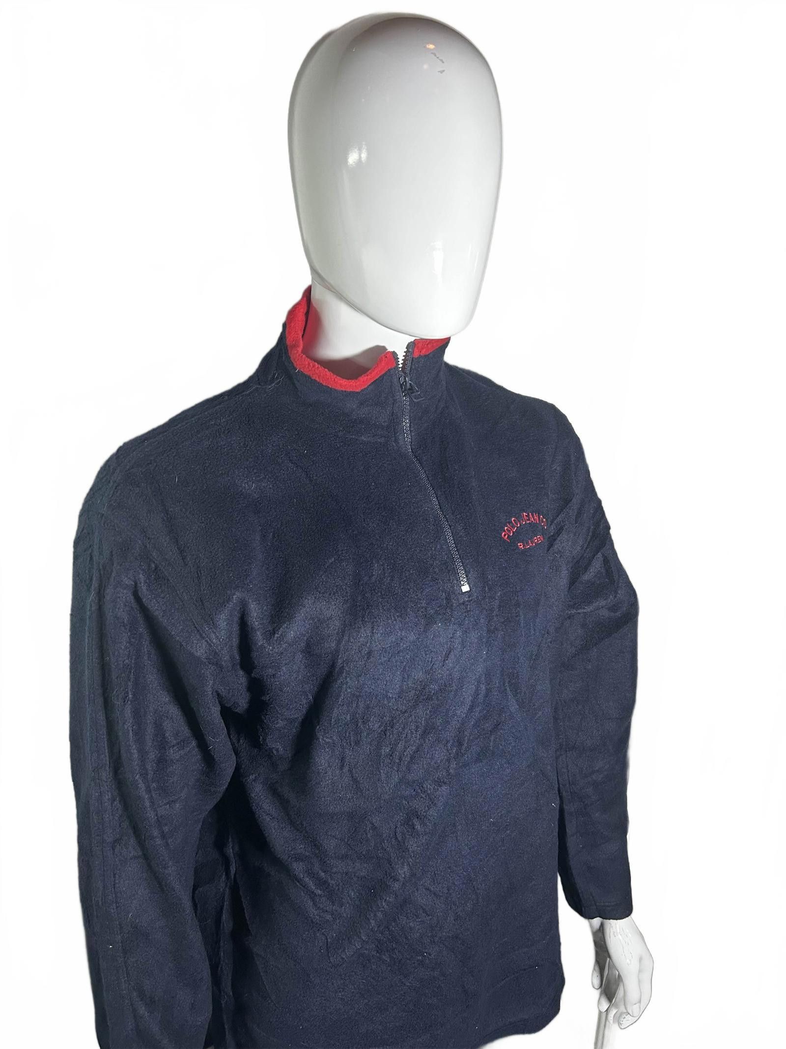 Polo Ralph Lauren Polo Jean Co. Quarter Zip Pullover - Stylish and Comfy Size US L / EU 52-54 / 3 - 3 Thumbnail