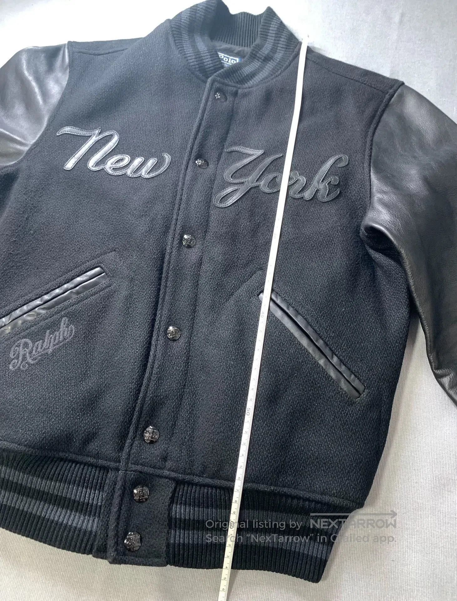 Polo Ralph Lauren Ralph Lauren New York Wool Leather Varsity Jacket. Size US S / EU 44-46 / 1 - 7 Thumbnail