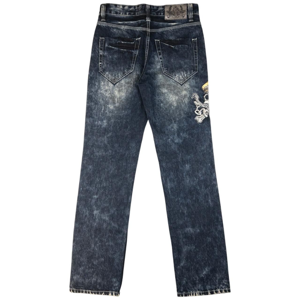 Other Big Train Skull Crossbones Japanese Denim Jeans Size W30 Size US 30 / EU 46 - 3 Thumbnail