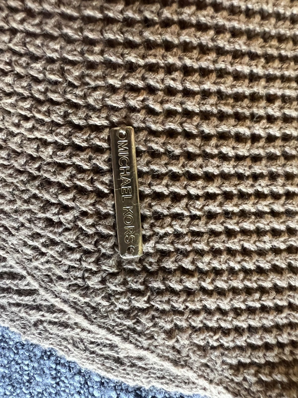 Michael Kors Cowl Neck Ribbed Pullover Knit Long Sleeve Size M / US 6-8 / IT 42-44 - 6 Thumbnail