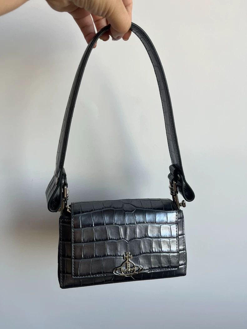 Vivienne Westwood Vivienne Westwood size os Hazel crocodile print single shou Size ONE SIZE - 2 Thumbnail
