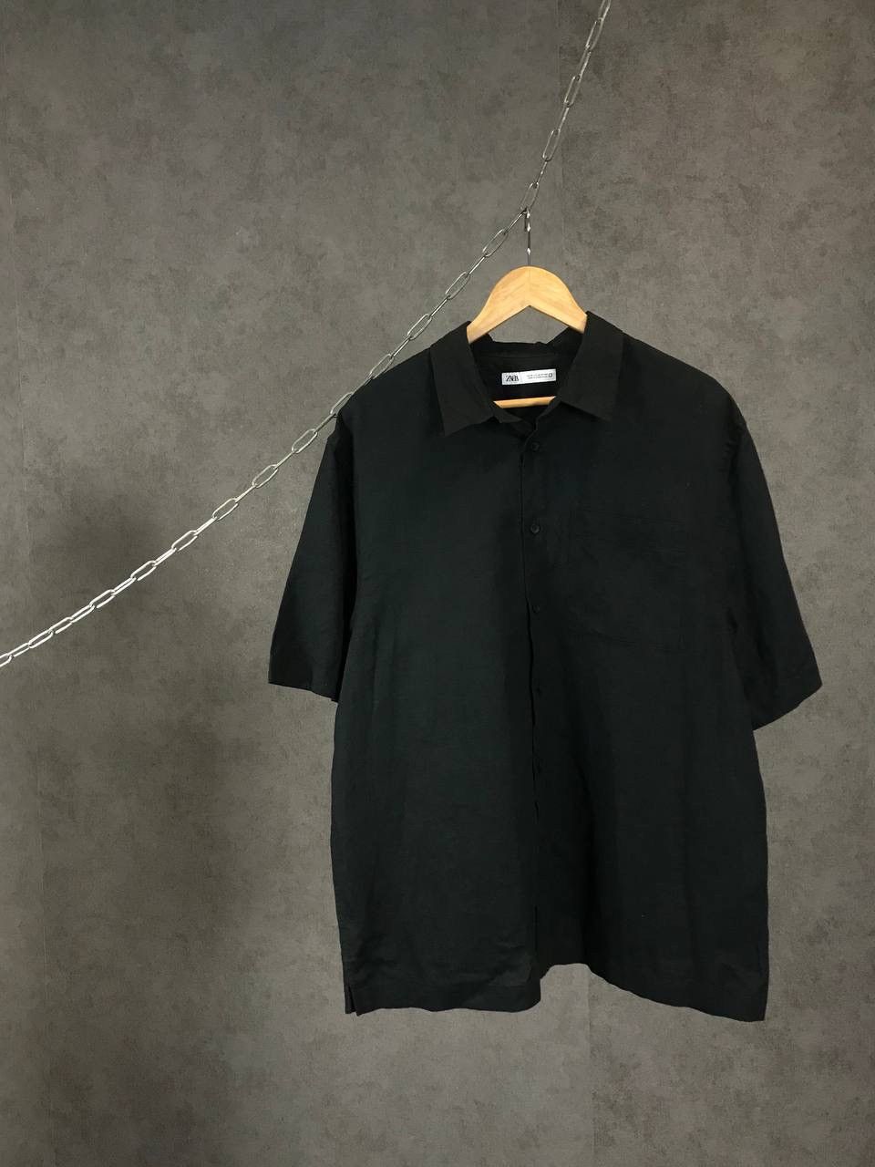 Zara Zara Man linen designer shirt Size US XL / EU 56 / 4 - 1 Thumbnail