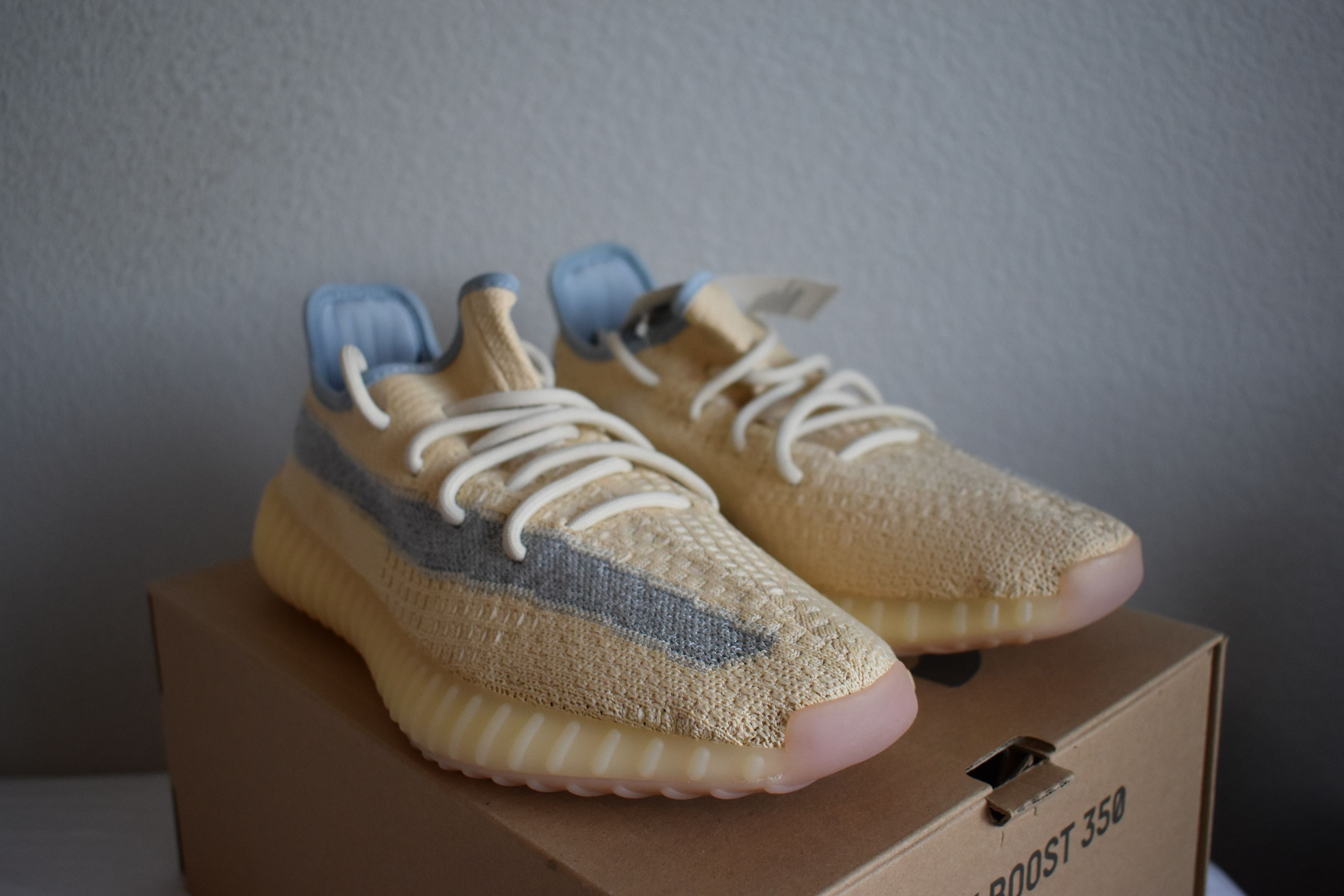 Adidas × Kanye West Yeezy Boost 350 V2 'Linen' Size US 8.5 / EU 41-42 - 2 Thumbnail
