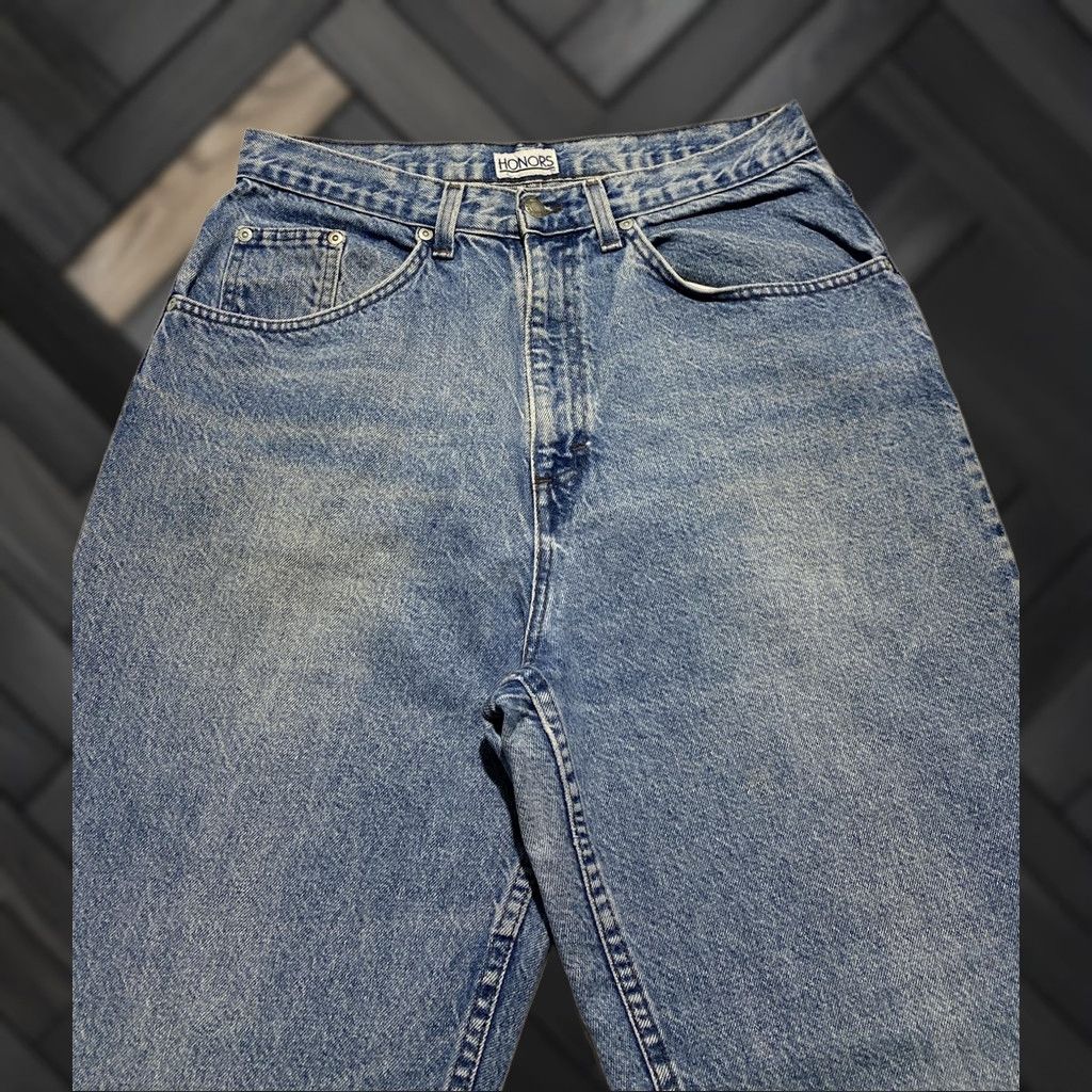 Vintage VINTAGE Honors Jeans Womens 16 Blue High Rise Tapered Leg 90s Denim 100% Cotton Size 38" / US 16 / IT 52 - 1 Thumbnail