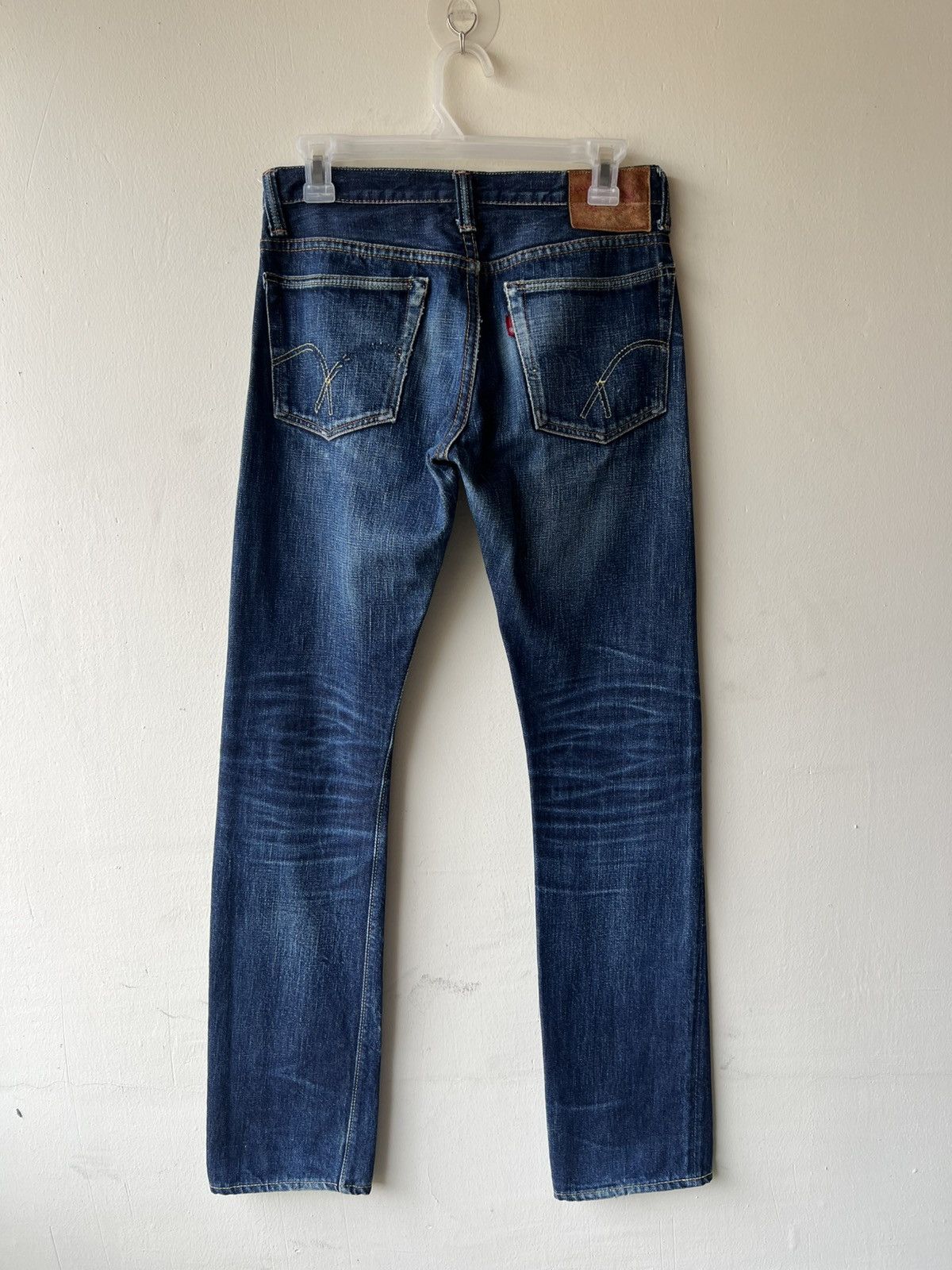 Full Count & Co. Vintage Full Count Japan Hidden Rivets Denim Selvedge Jeans Size US 27 - 3 Thumbnail