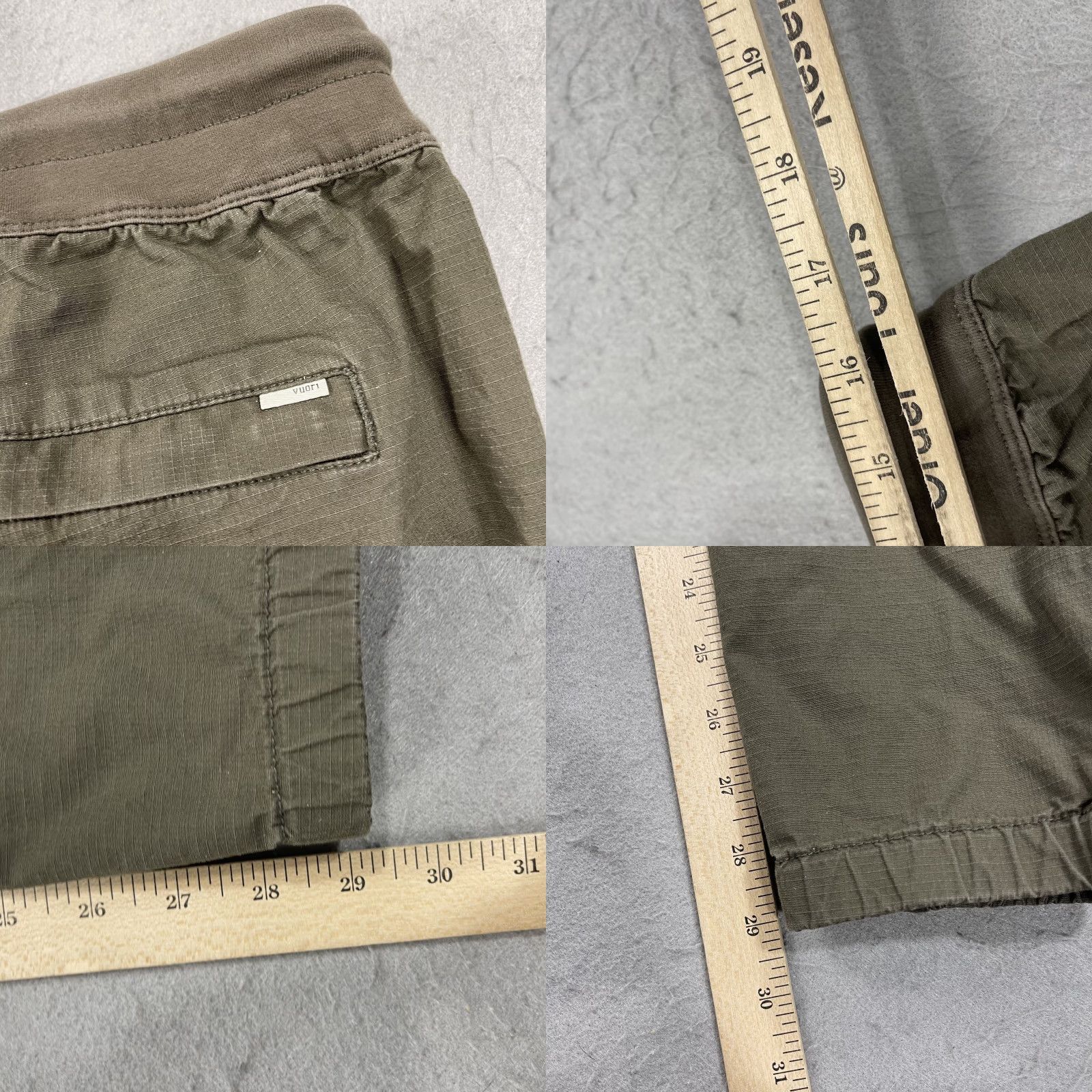 Vuori Vuori Pants Mens Large Brown Organic Cotton Ripstop Traveler Joggers Hiking V434 Size US 33 - 8 Thumbnail