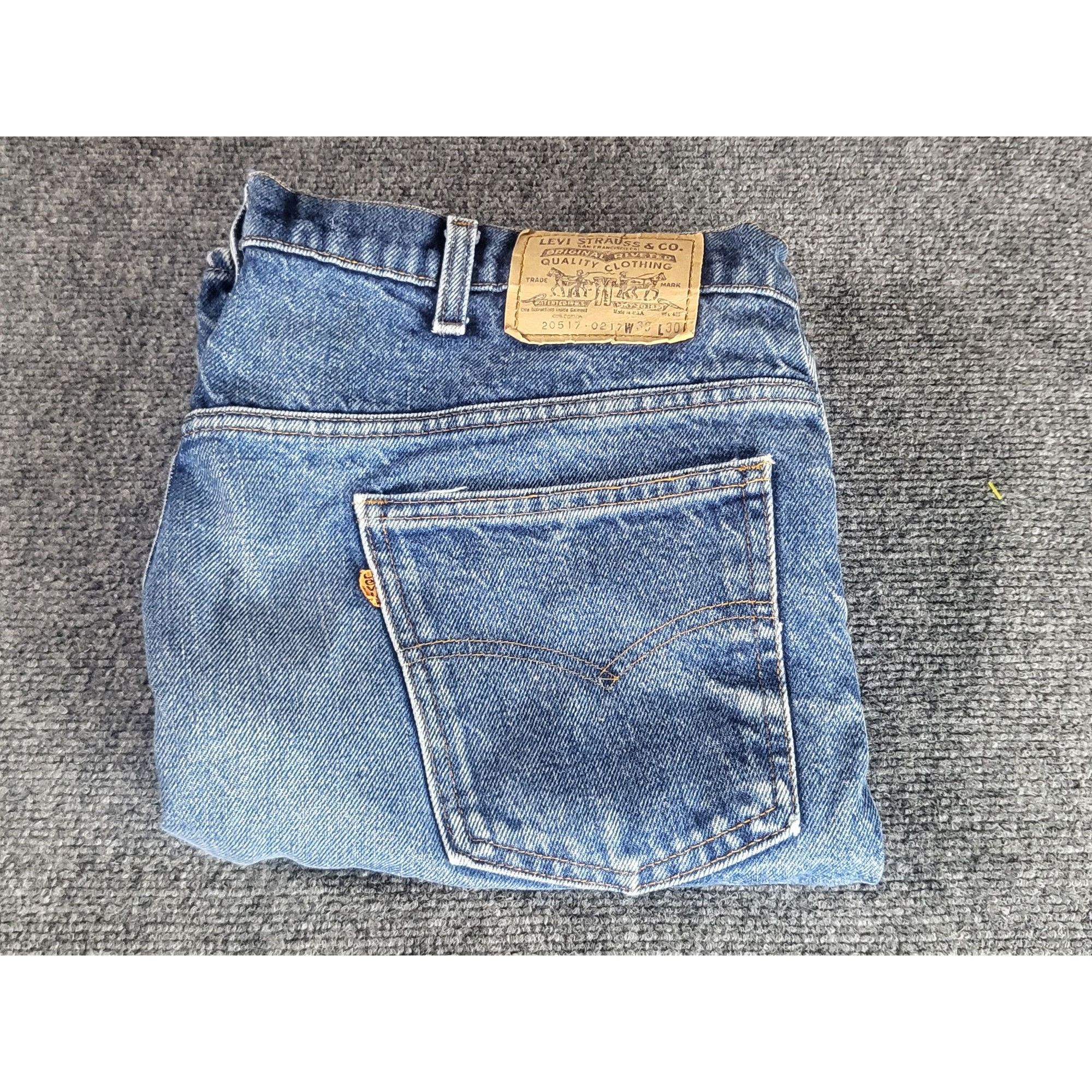 Levi's Vintage Levi's 517 Orange Tab Jeans Men Sz 38X30 Blue Denim Size US 38 / EU 54 - 1 Thumbnail