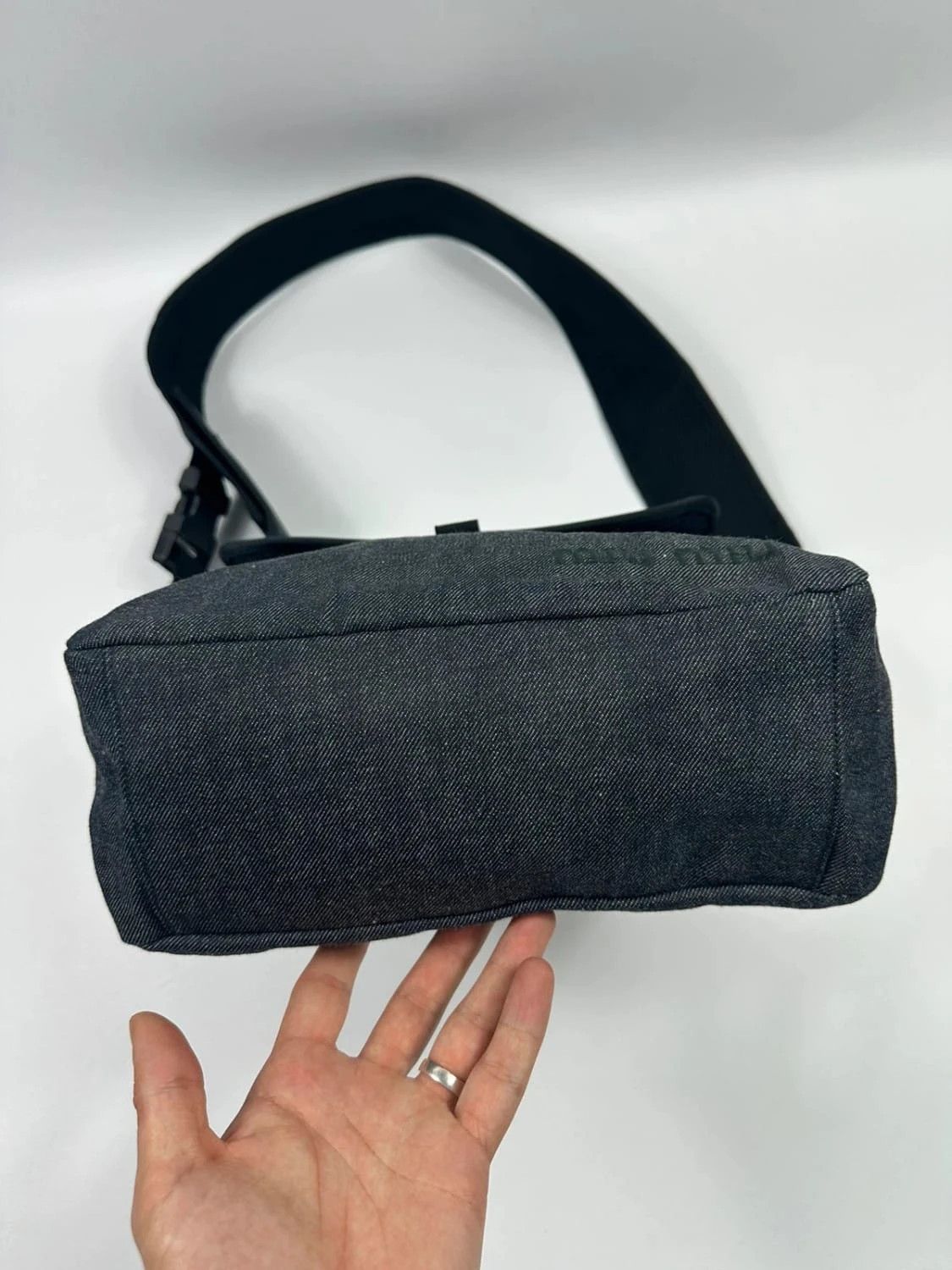 Miu Miu Miu Miu 90s Denim Sling Bag Size ONE SIZE - 3 Thumbnail