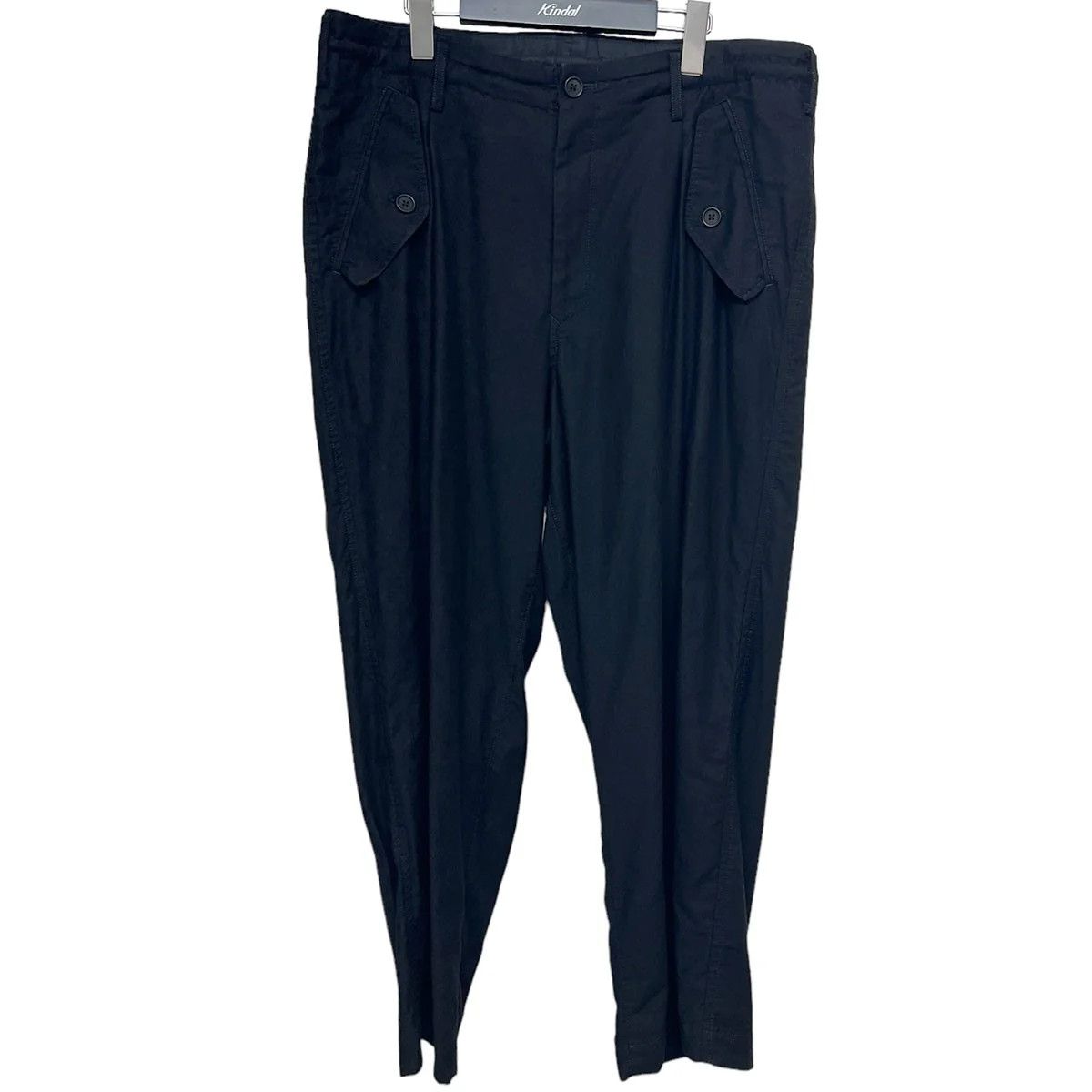 Yohji Yamamoto Yohji Yamamoto pour homme 24SSWIDE M-FRONT 1 TUCK PANTS Size US 36 / EU 52 - 1 Thumbnail