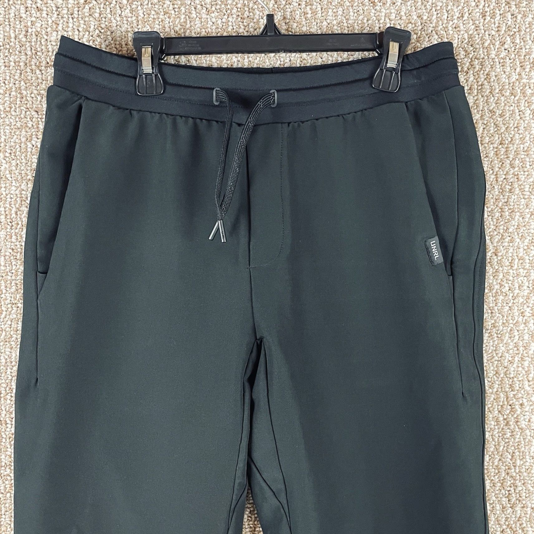 Vintage UNRL Apex Jogger Pants Mens Small Tall Black Performance Tech Stretch NWT 175 Size US 29 - 4 Thumbnail