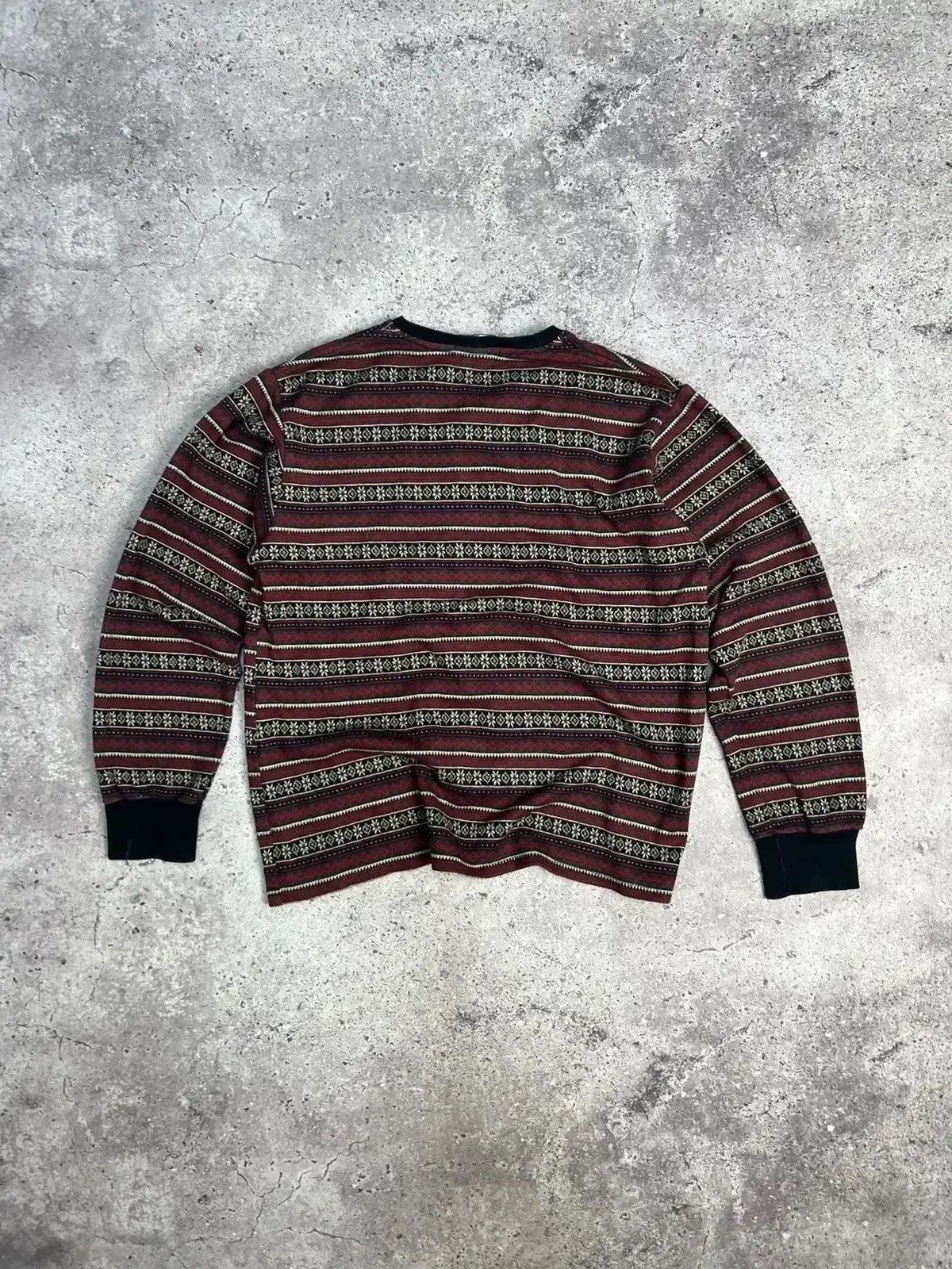 Polo Ralph Lauren × RRL Ralph Lauren × Vintage Vintage Y2K Polo Ralph Lauren Wool Sweater nova check Size US M / EU 48-50 / 2 - 3 Thumbnail