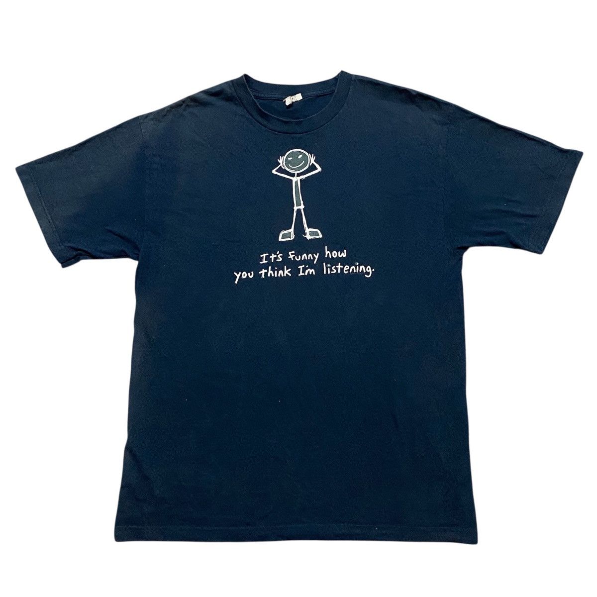 Other Y2K ODM Think Im Listening Funny Comedy Tshirt Size US L / EU 52-54 / 3 - 1 Thumbnail
