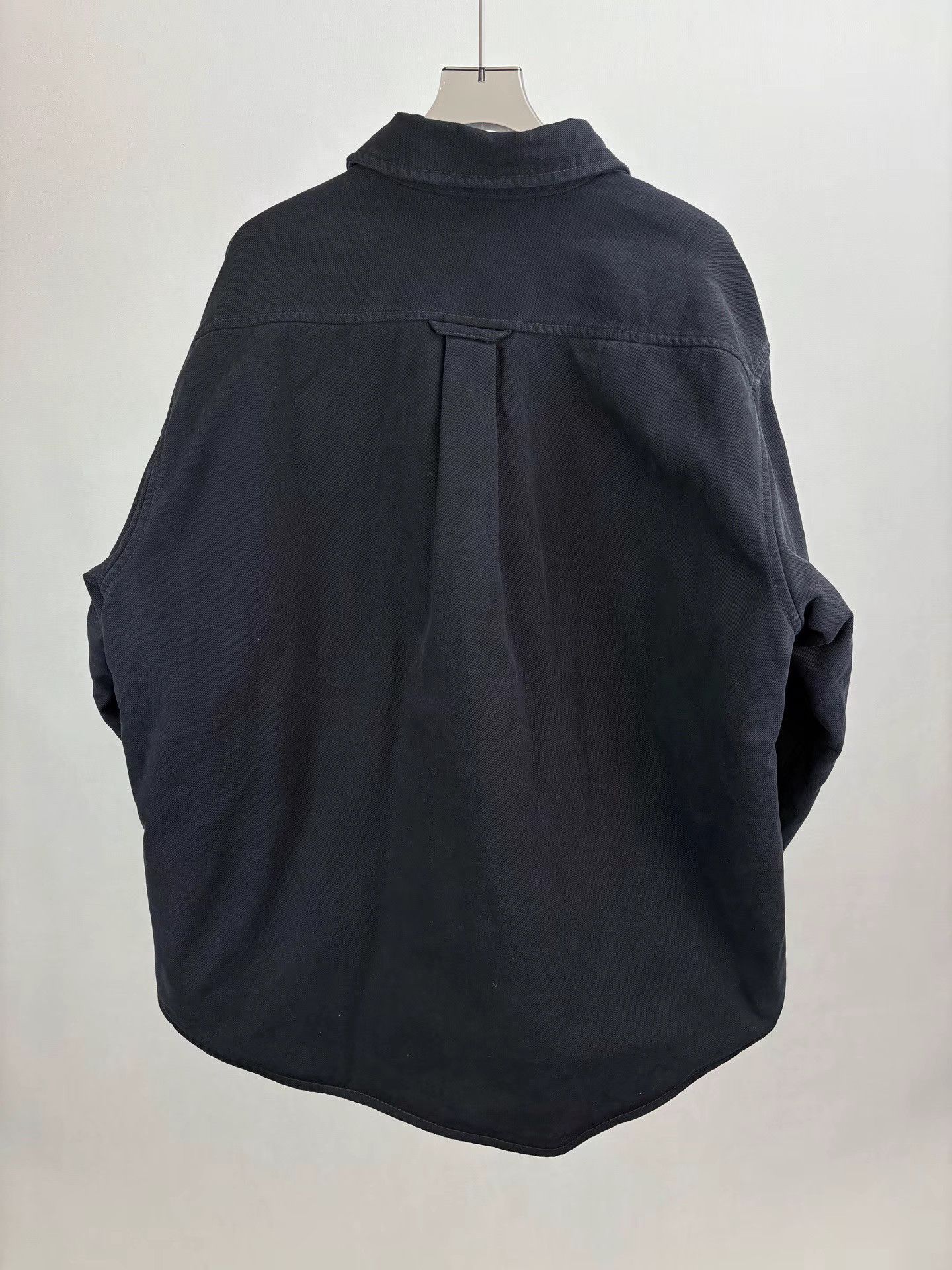 Balenciaga BALENCIAGA Black Distressed Cotton Padded Jacket Size US XS / EU 42 / 0 - 2 Thumbnail