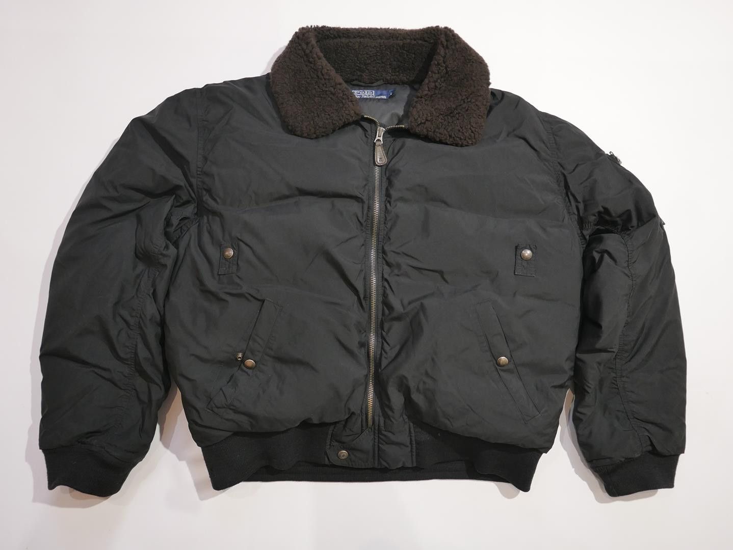 Polo Ralph Lauren Polo Ralph Lauren Jacket Bomber Puffer Shearling Black L Size US L / EU 52-54 / 3 - 1 Thumbnail