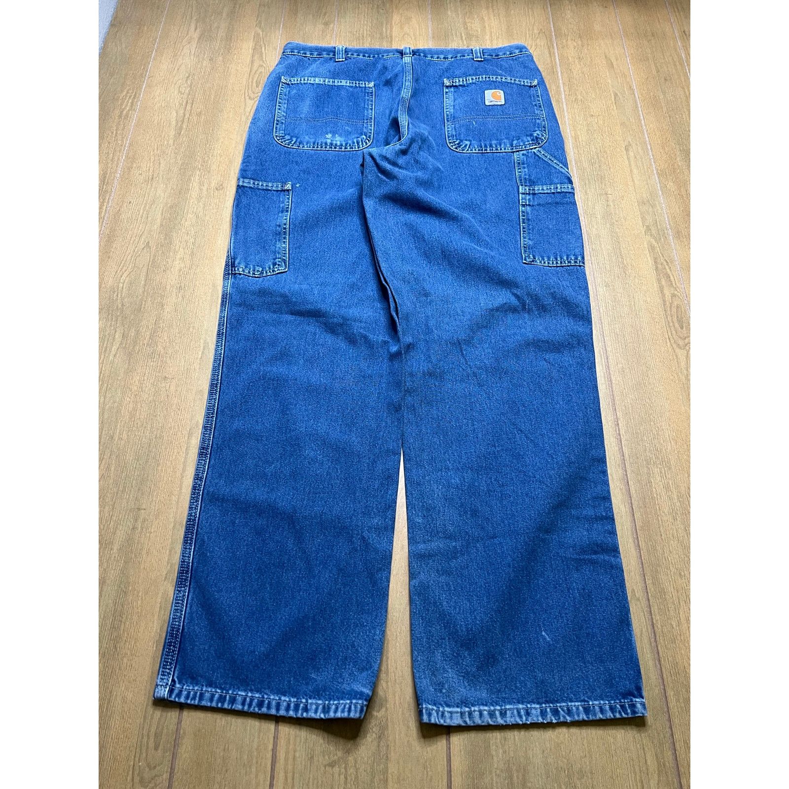 Carhartt Vintage Carhartt Jeans Mens 35x31 Denim Carpenter Dungaree Size US 35 - 2 Thumbnail