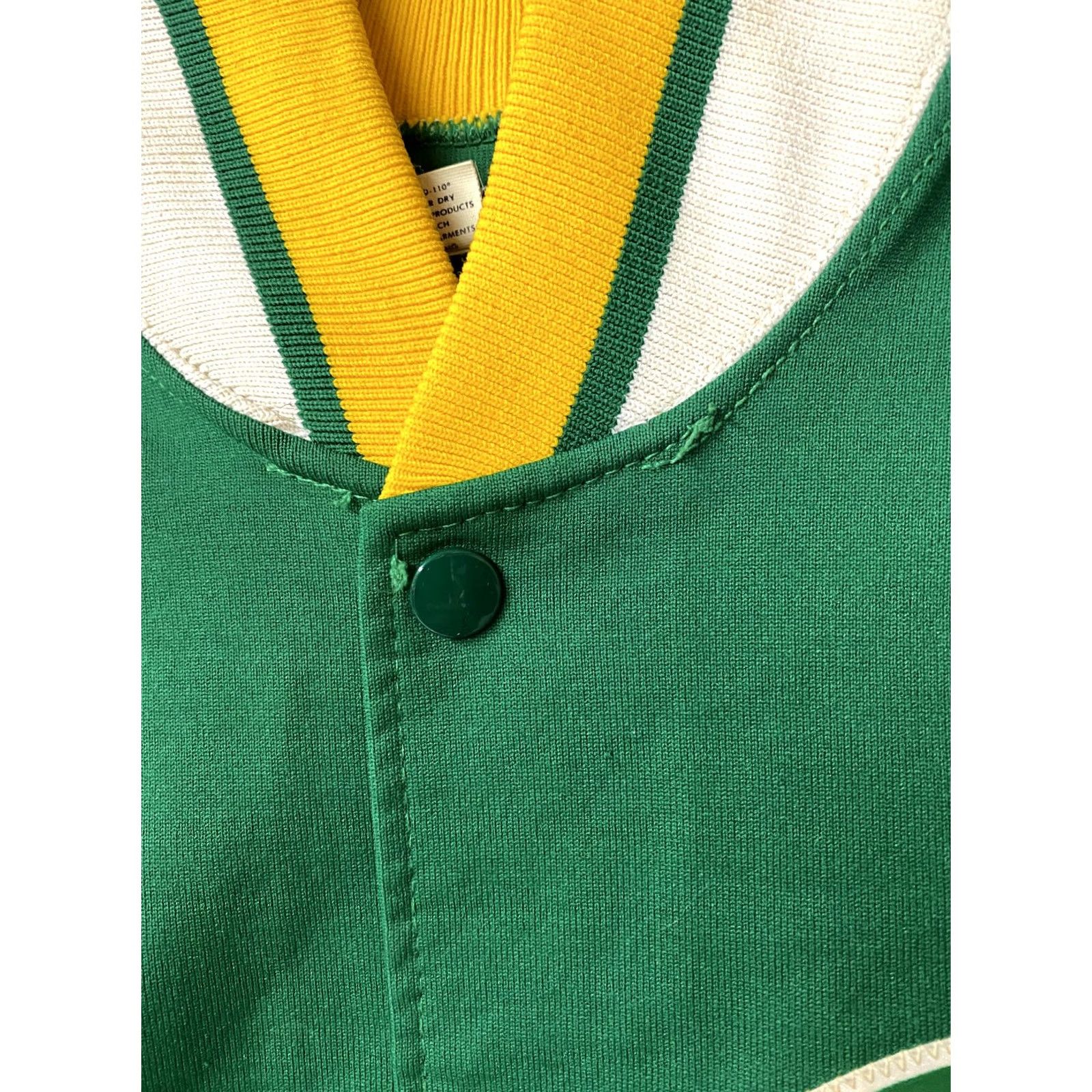Vintage VINTAGE Powers Kentucky State Thorobreds Varsity Jacket Men 44 Green Cotton Blend Button Closure Varsity Jacket Mens 90s Size US S / EU 44-46 / 1 - 3 Thumbnail