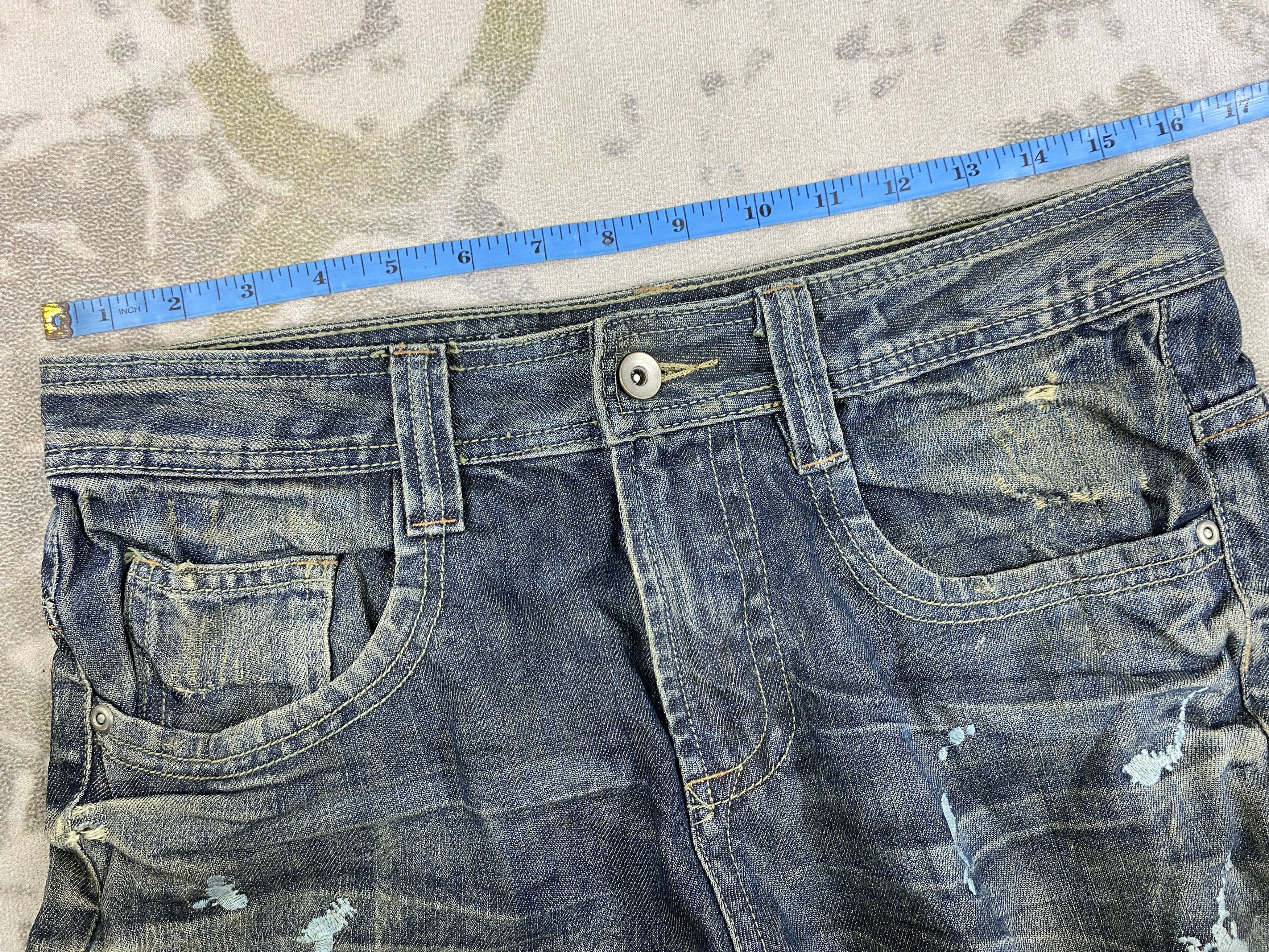 If Six Was Nine Vintage Japanese Brand Flare Jeans 32x32 Denim- JN3822 Size US 32 / EU 48 - 5 Thumbnail