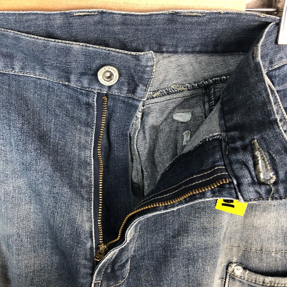 Japanese Brand Japanese Brand Blue Cargo Distressed Denim Pants #A1001 Size US 37 - 13 Thumbnail
