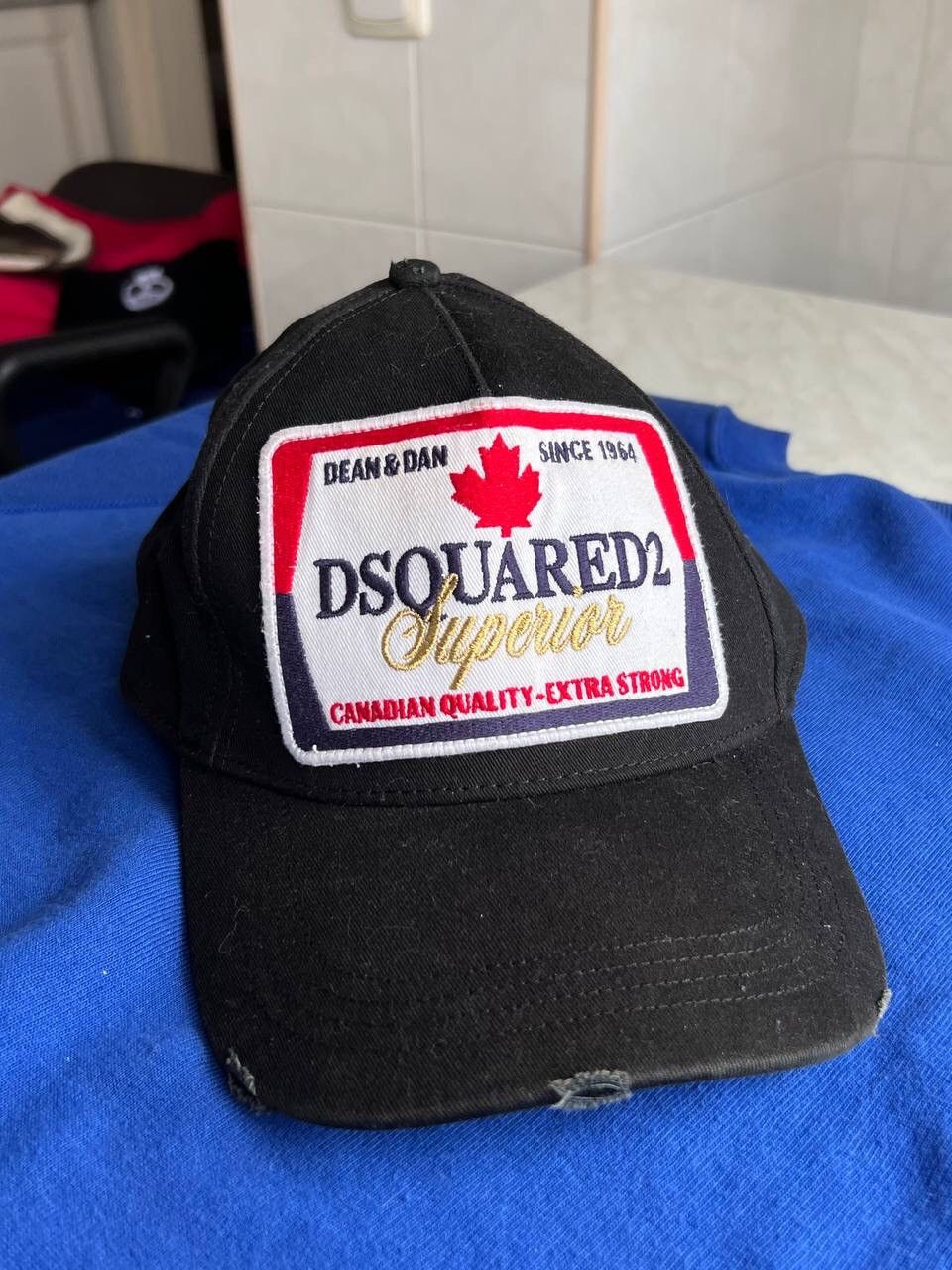 Dsquared2 Vintage Dsquared2 family business hat cap black patch 2000s Size ONE SIZE - 2 Thumbnail