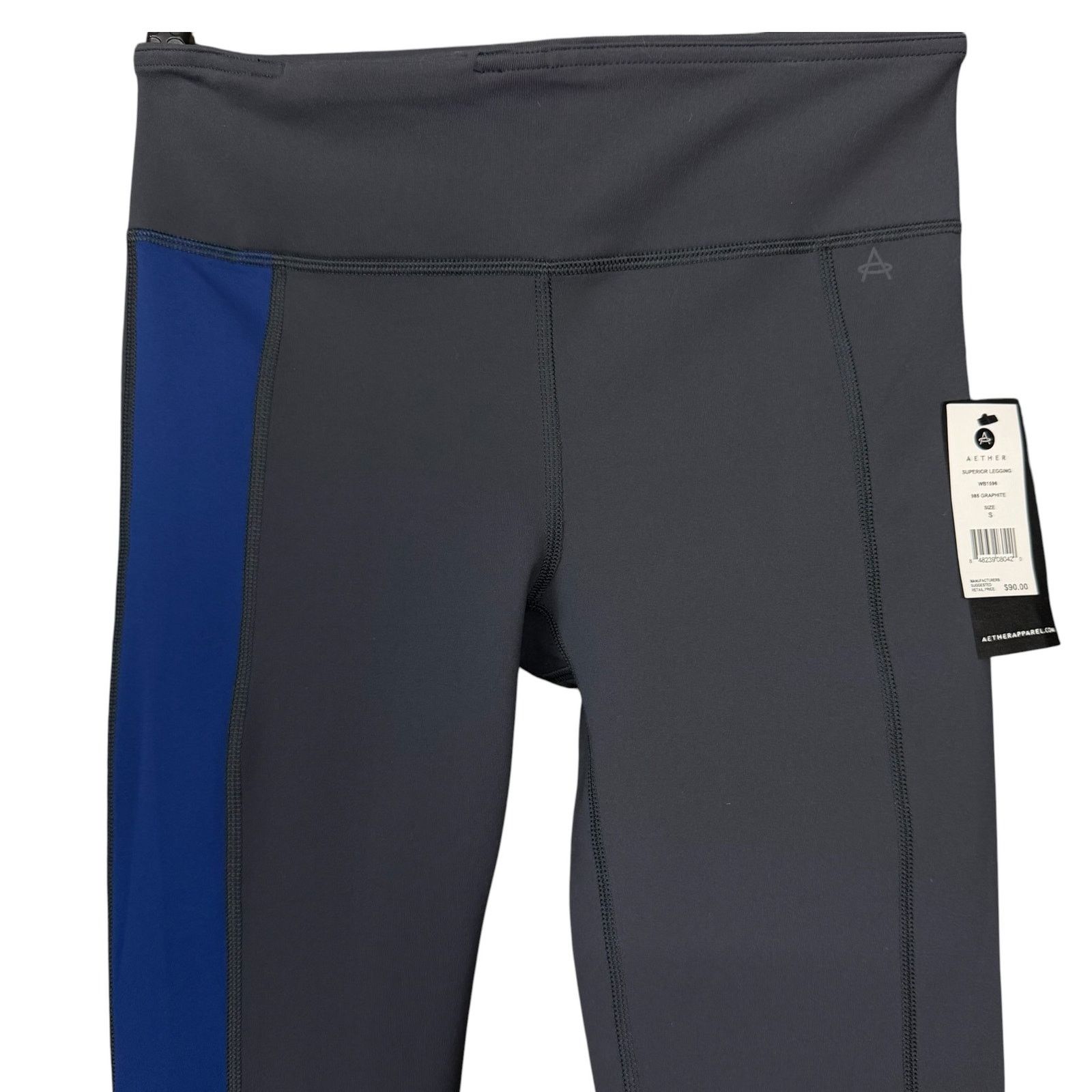 Aether Superior Leggings Graphite Gray Blue Womens Small, Women's (Size 27) — image 2 of 6
