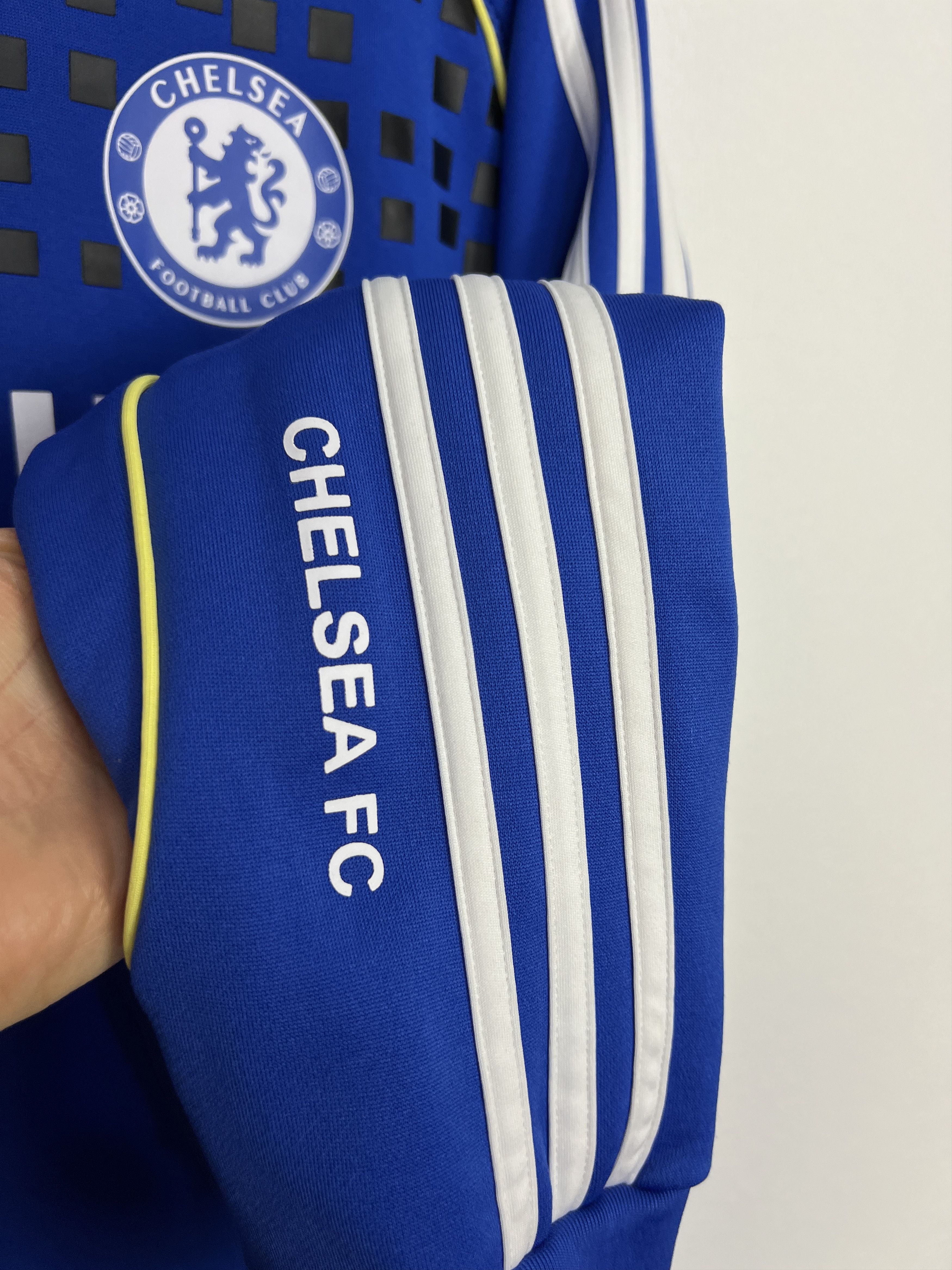 Adidas Chelsea Football Player Train Sweatshirt Track Top Jacket Size US L / EU 52-54 / 3 - 4 Thumbnail