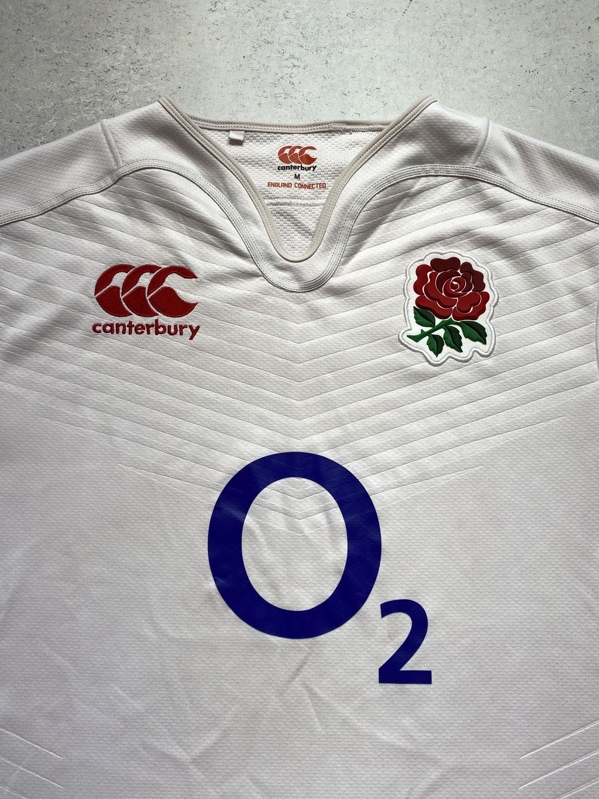 Other Canterbury England Rugby Union Mens M White Jersey Shirt Size US M / EU 48-50 / 2 - 3 Thumbnail