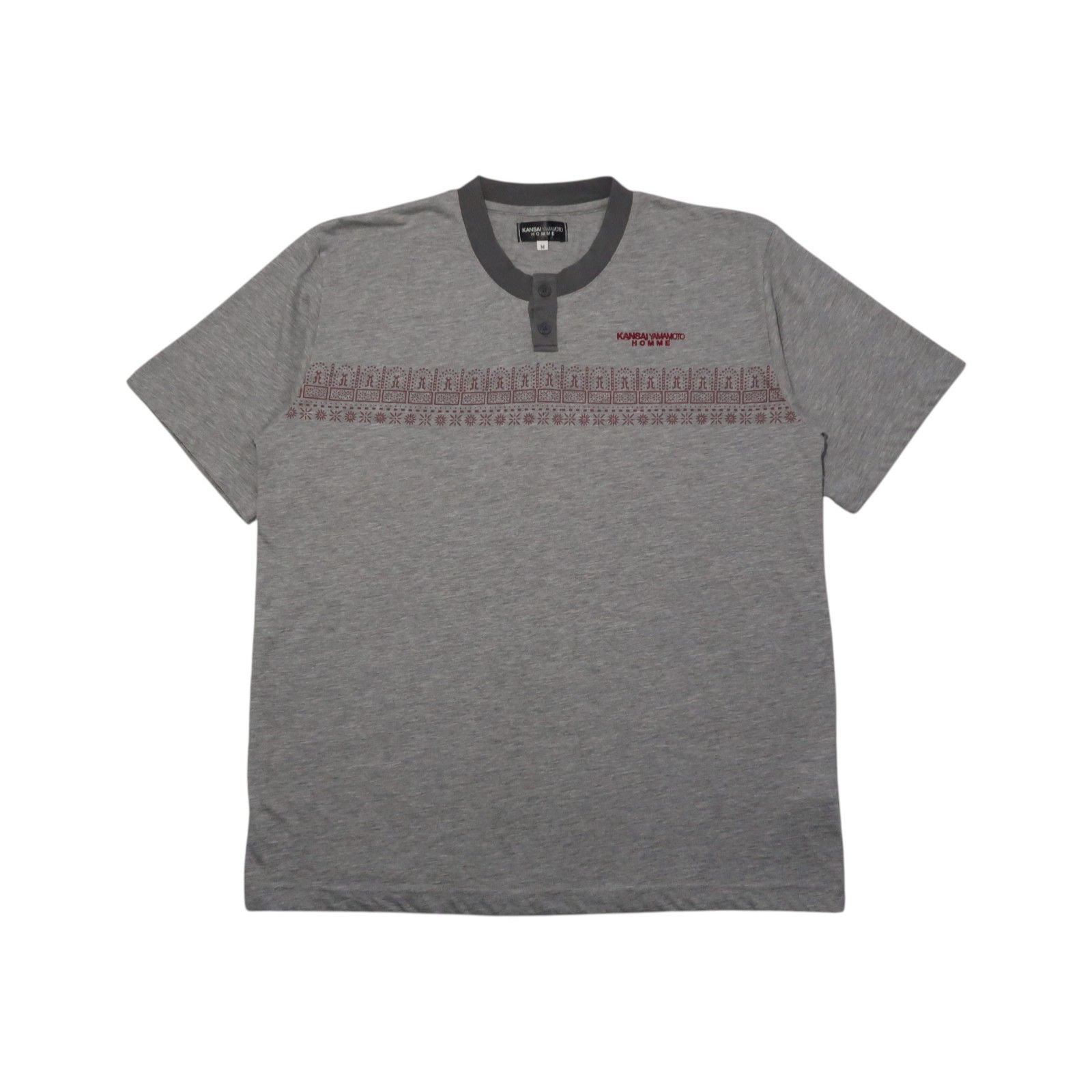 Yohji Yamamoto 1990s Kansai Yamamoto Homme Ethnic T-Shirt Size US L / EU 52-54 / 3 - 1 Thumbnail