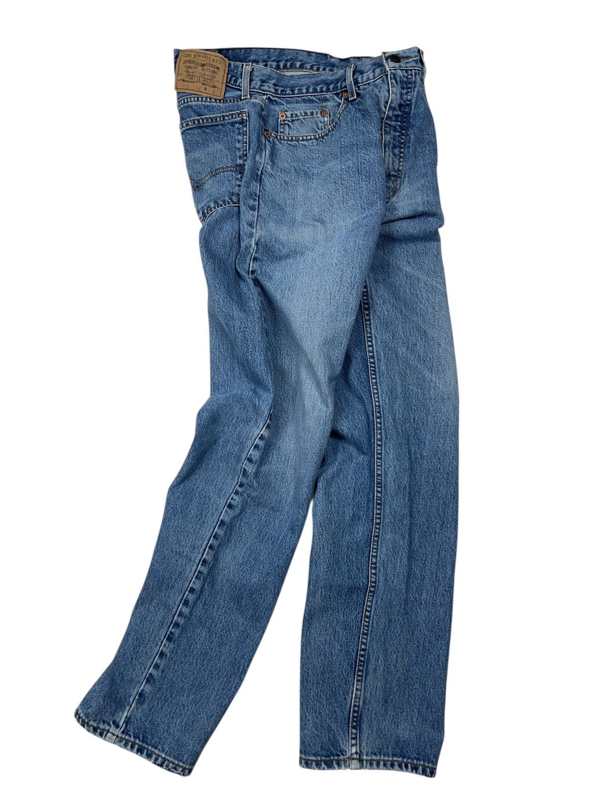 Levi's × Vintage Vintage 90s Levi’s 615 Washed Blue Denim Jeans 34x32 Size US 34 / EU 50 - 3 Thumbnail