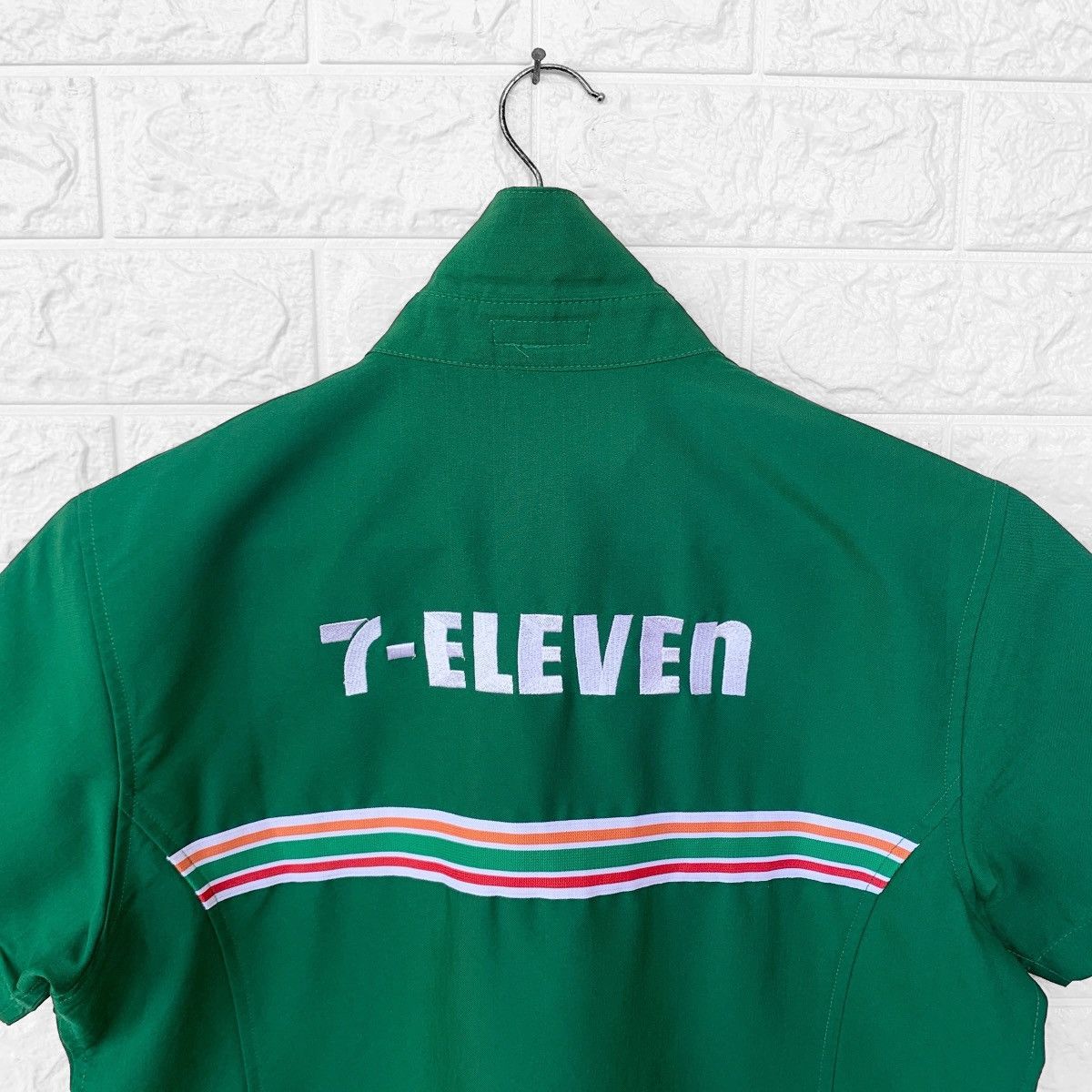Seven 7 Vintage Seven Eleven Uniform Workers Zipper Shirt Size US M / EU 48-50 / 2 - 7 Thumbnail