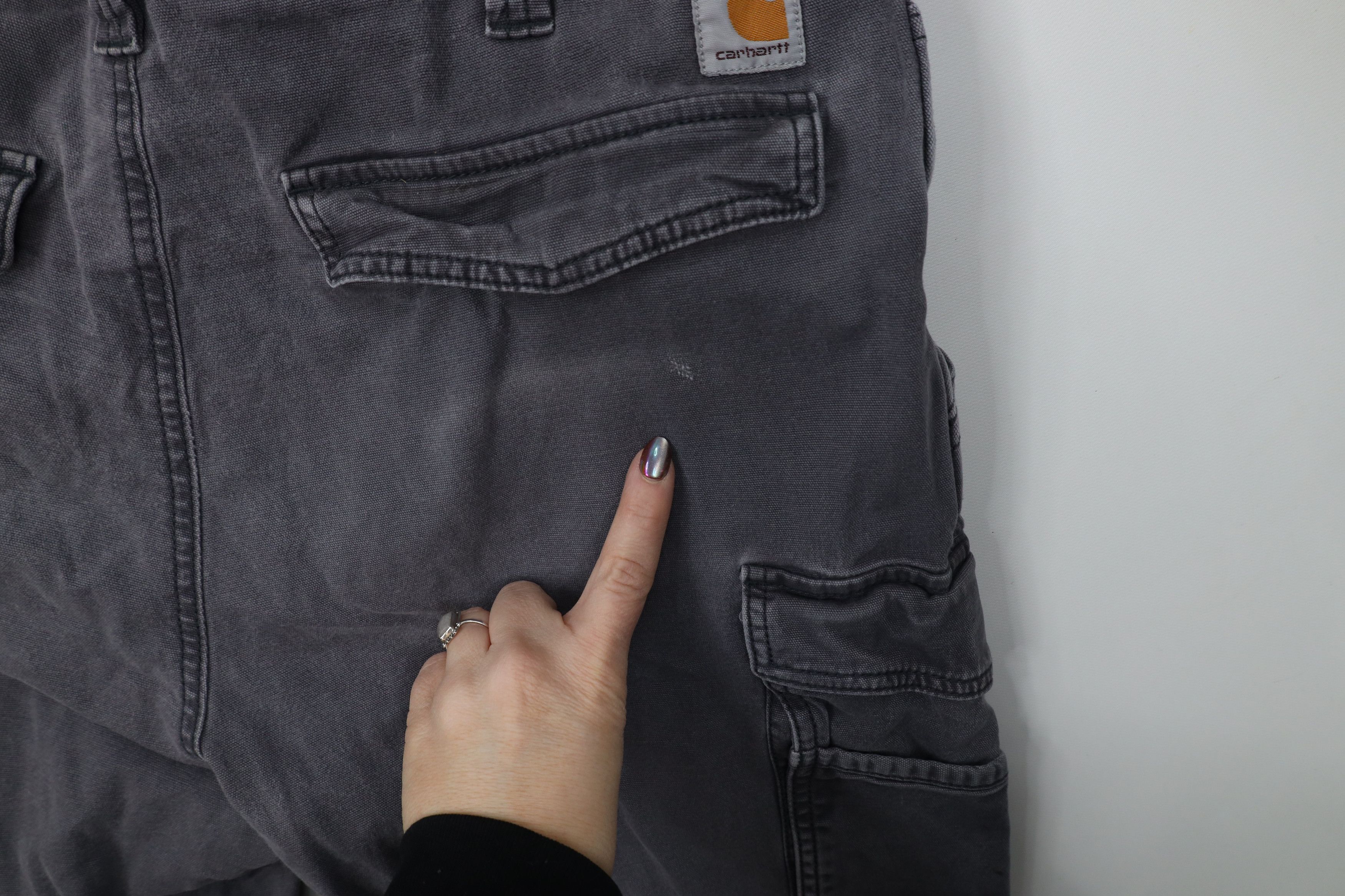 Carhartt Vintage Y2K Carhartt Relaxed Fit Canvas Cargo Pants Gray Size US 36 / EU 52 - 12 Thumbnail