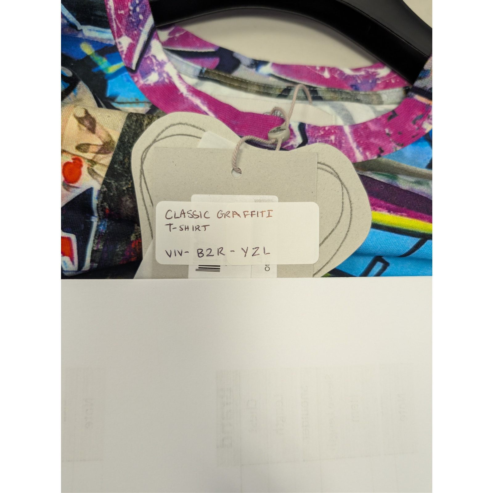 Vivienne Westwood o1rshd1 Classic Graffiti T-Shirt in Multiolor Size US L / EU 52-54 / 3 - 21 Thumbnail