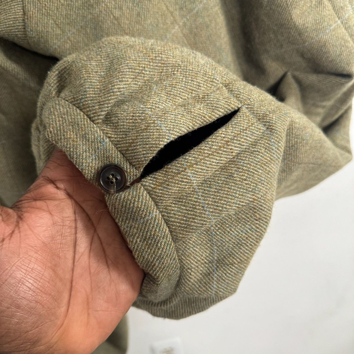 Maison Margiela Maison Margiela Green Padded Wool Trousers Size US 34 / EU 50 - 7 Thumbnail