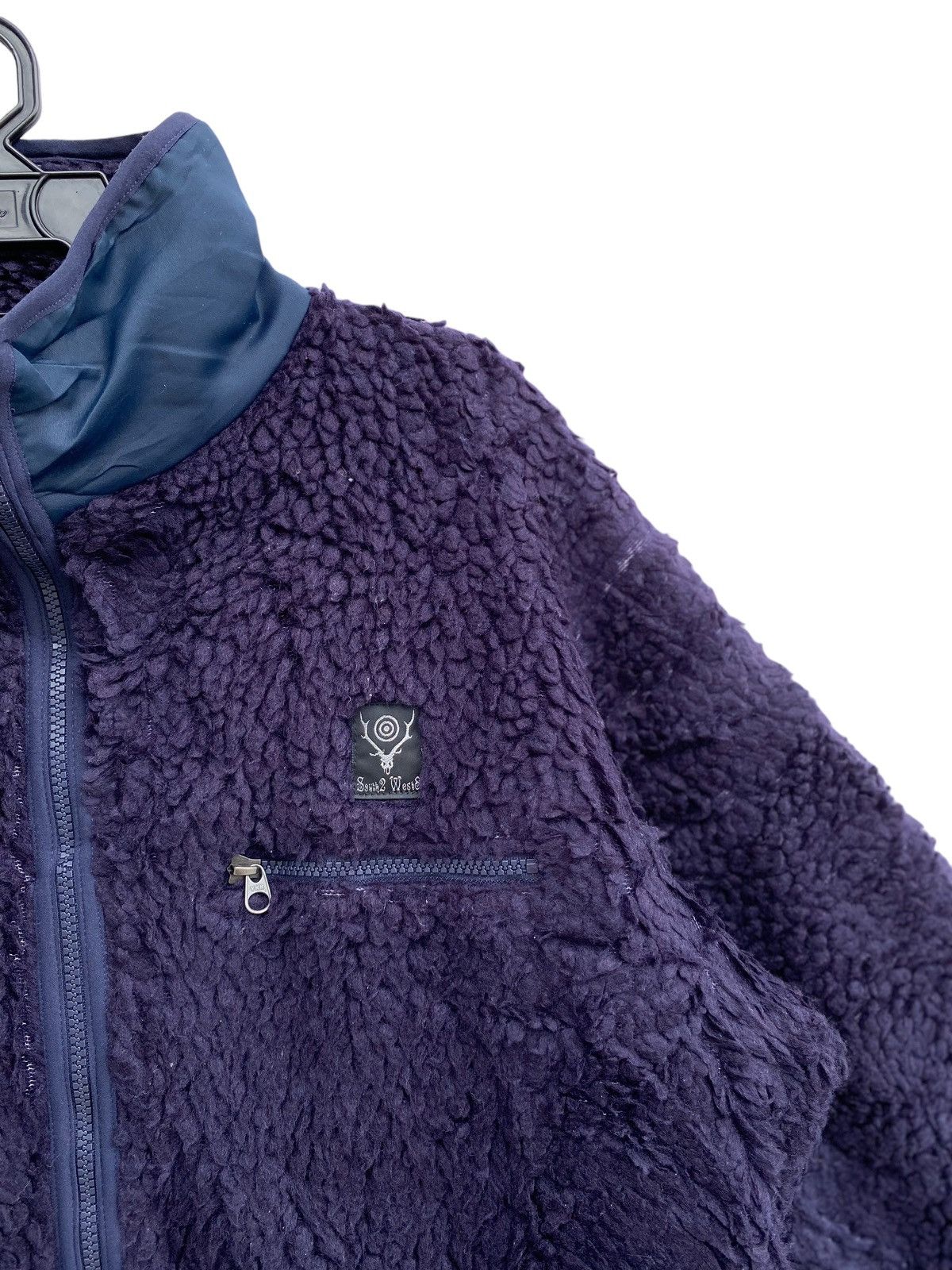Nepenthes × South2 West8 By Nepenthes South2 West8 navy fleece jacket Size US XS / EU 42 / 0 - 2 Thumbnail
