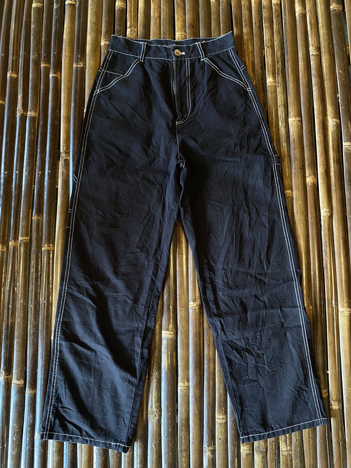 image of Vintage Alician Pageboy Carpenter Pants in Black, Men's (Size 26)
