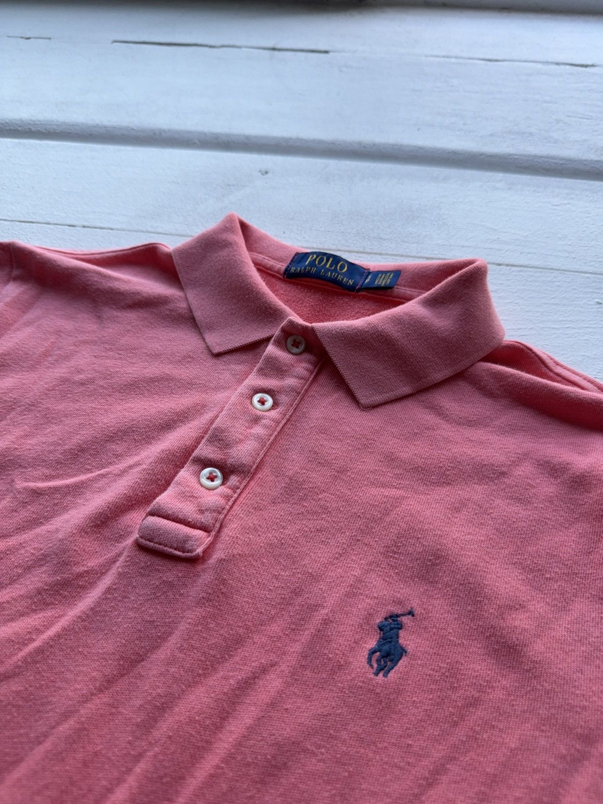 Polo Ralph Lauren Vintage 90s Retro Polo Ralph Lauren Basic Logo Polos Y2K Size US L / EU 52-54 / 3 - 6 Thumbnail