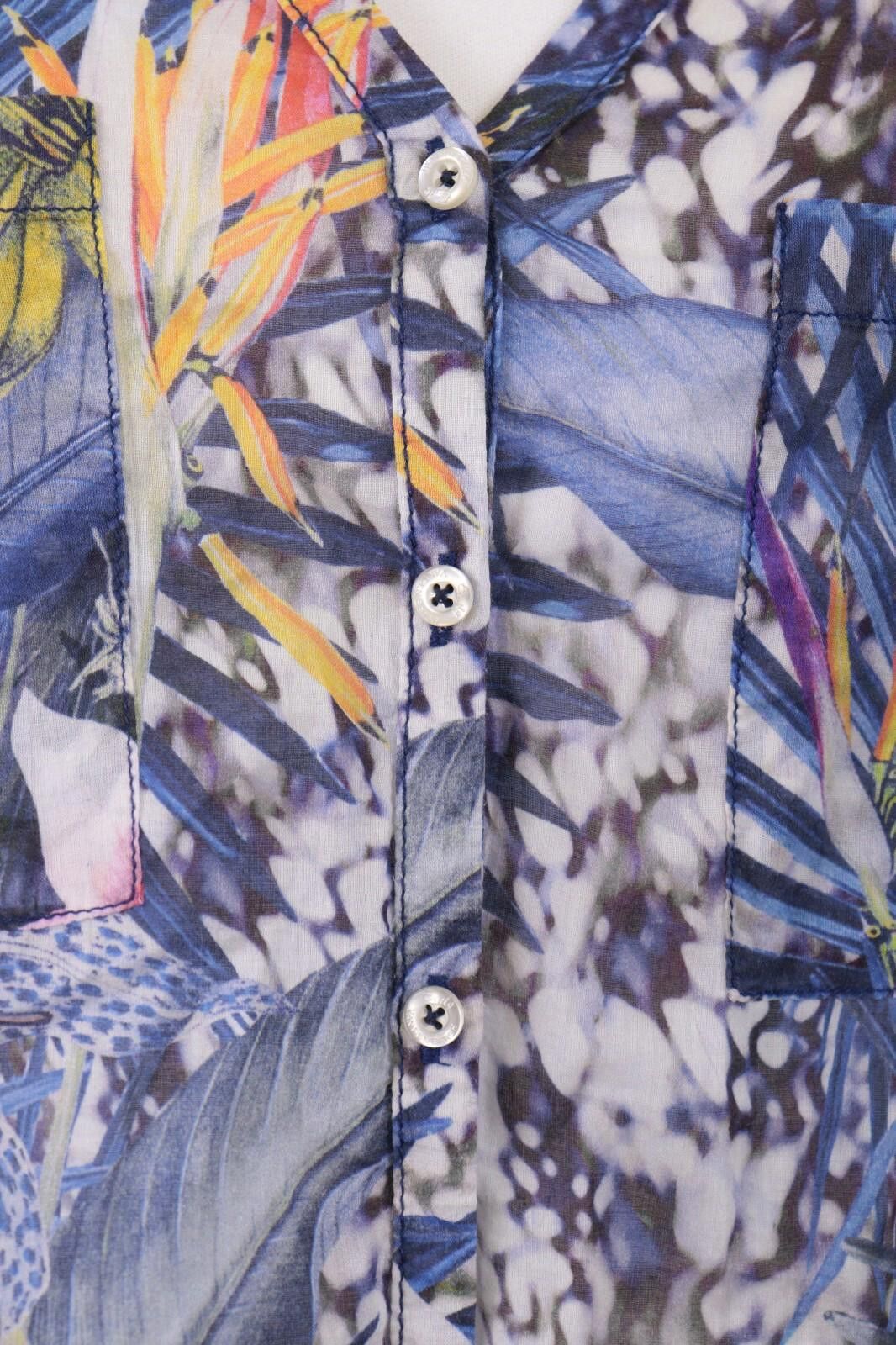 Designer Emily Van Den Bergh Multicolor Floral Shirt Size 42 / L Size M / US 6-8 / IT 42-44 - 4 Thumbnail