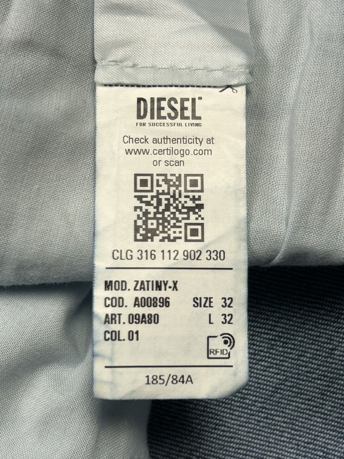 Diesel Diesel Stone Wash Zatiny BootCut Flare Jeans Size US 32 / EU 48 - 20 Thumbnail