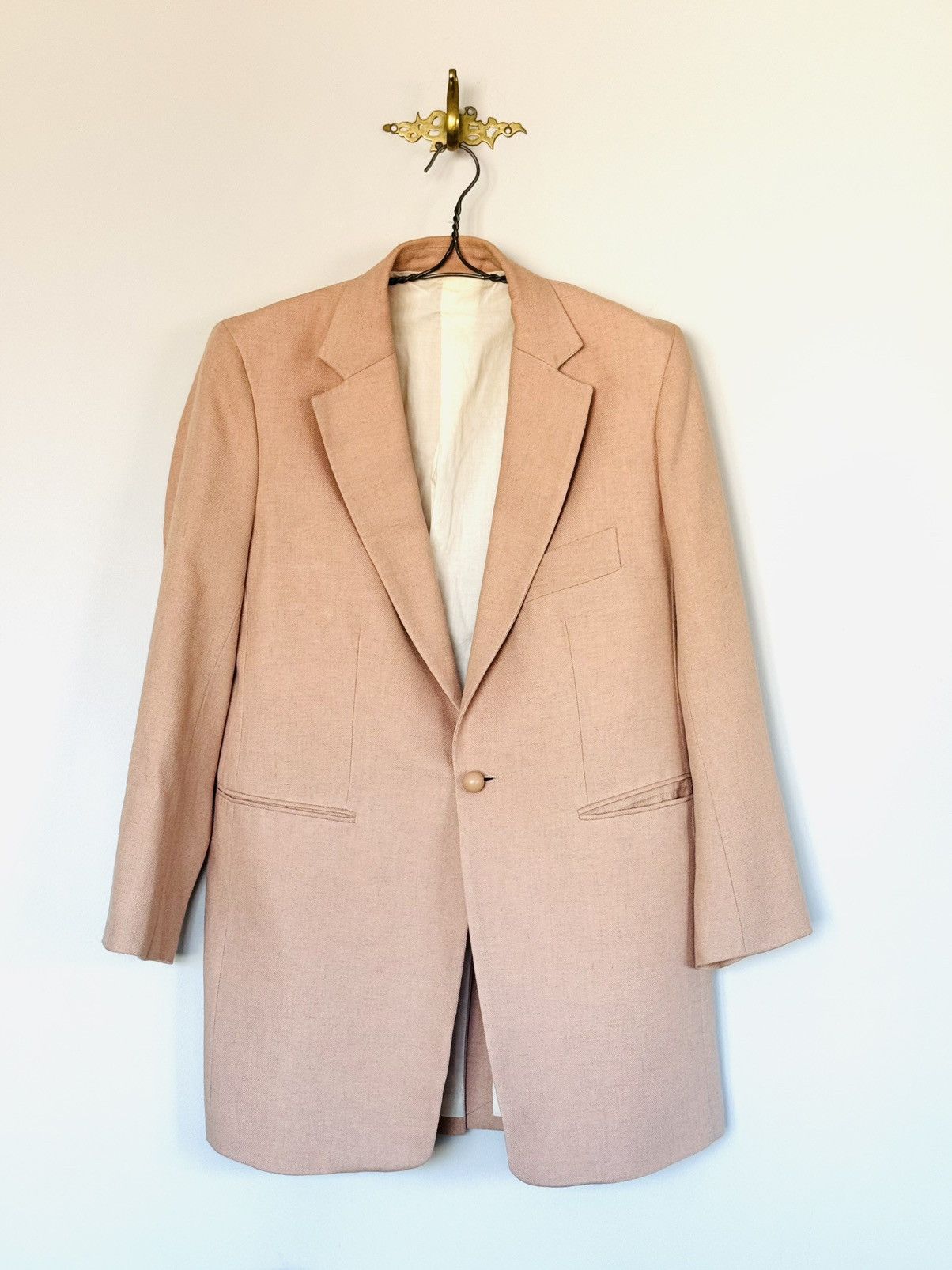 JOSEPH HOMME × Joseph JOSEPH -Hopsack Chine Darius soft pink Blazer Sz 40 Size 40R - 1 Thumbnail