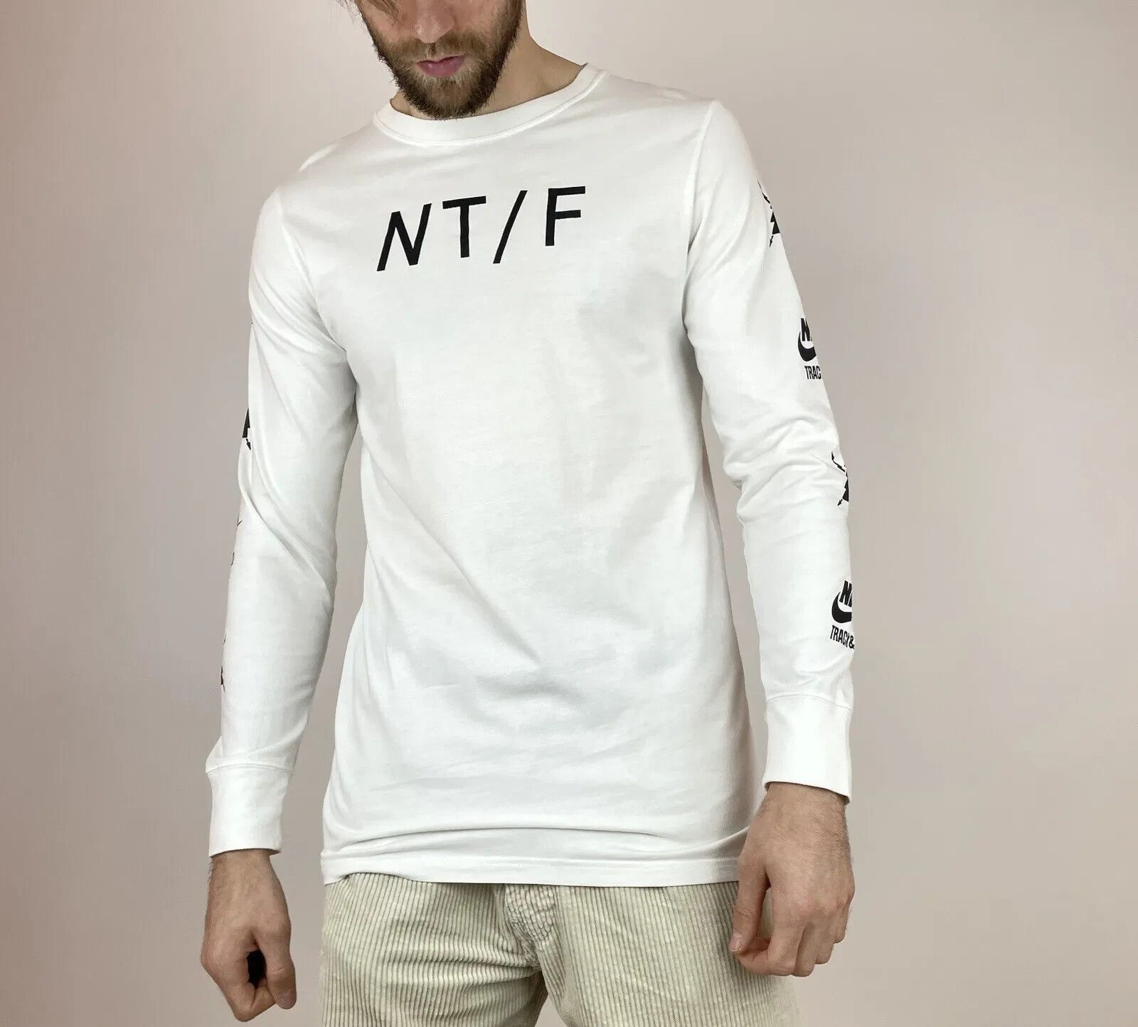 Nike Nike NTF NT/F TRACK & FIELD Long Sleeve White Shirt Mens Size US L / EU 52-54 / 3 - 1 Thumbnail