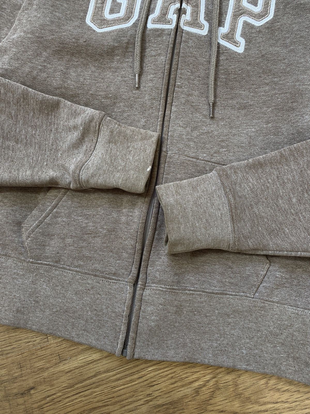 Gap BROWN ZIP HOODIE KANYE WEST STYLE Size S / US 4 / IT 40 - 3 Thumbnail