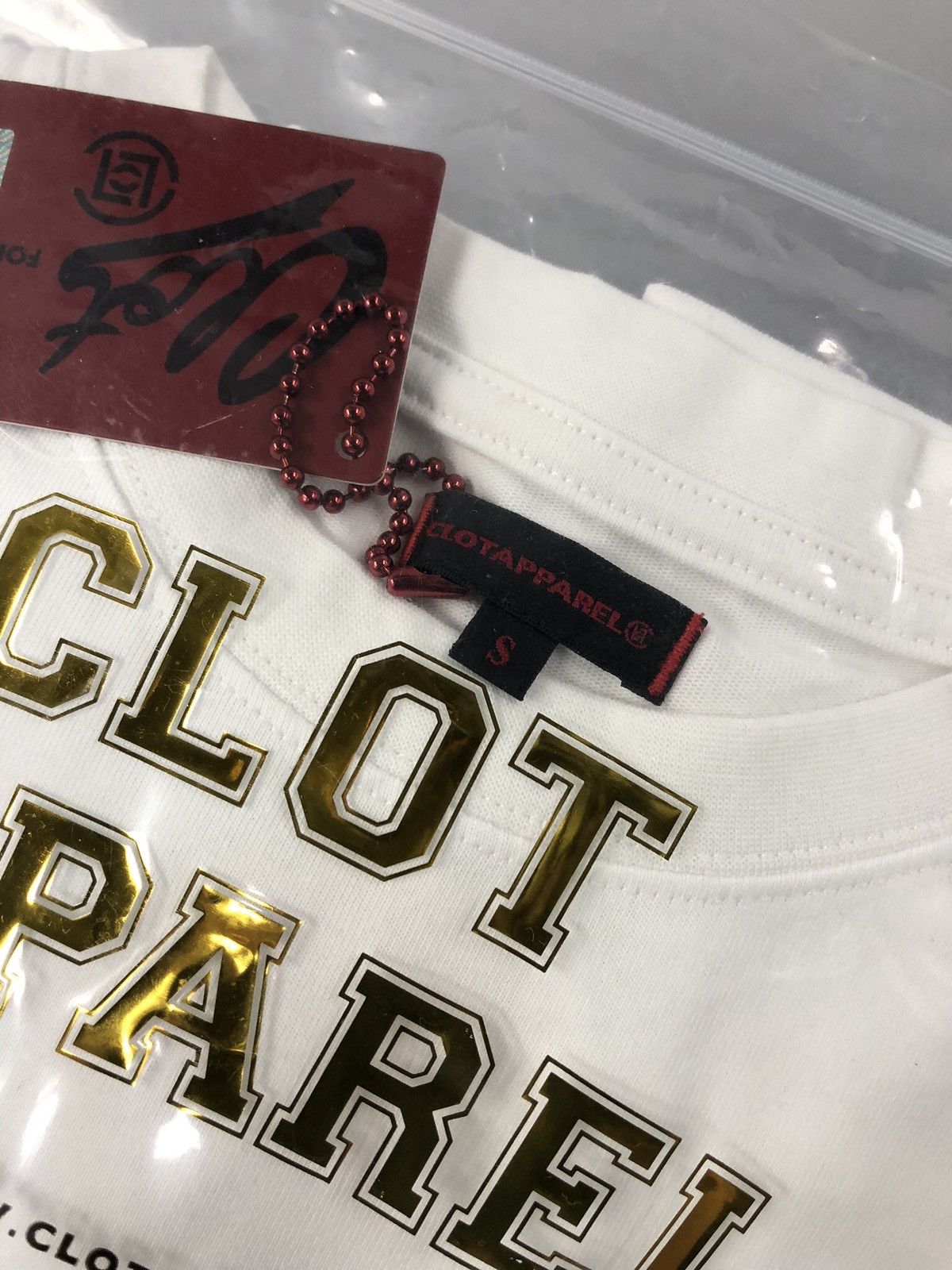 Dover Street Market CLOT x DSM Insignia Fearless Logo White T-Shirt Small Size US S / EU 44-46 / 1 - 12 Thumbnail